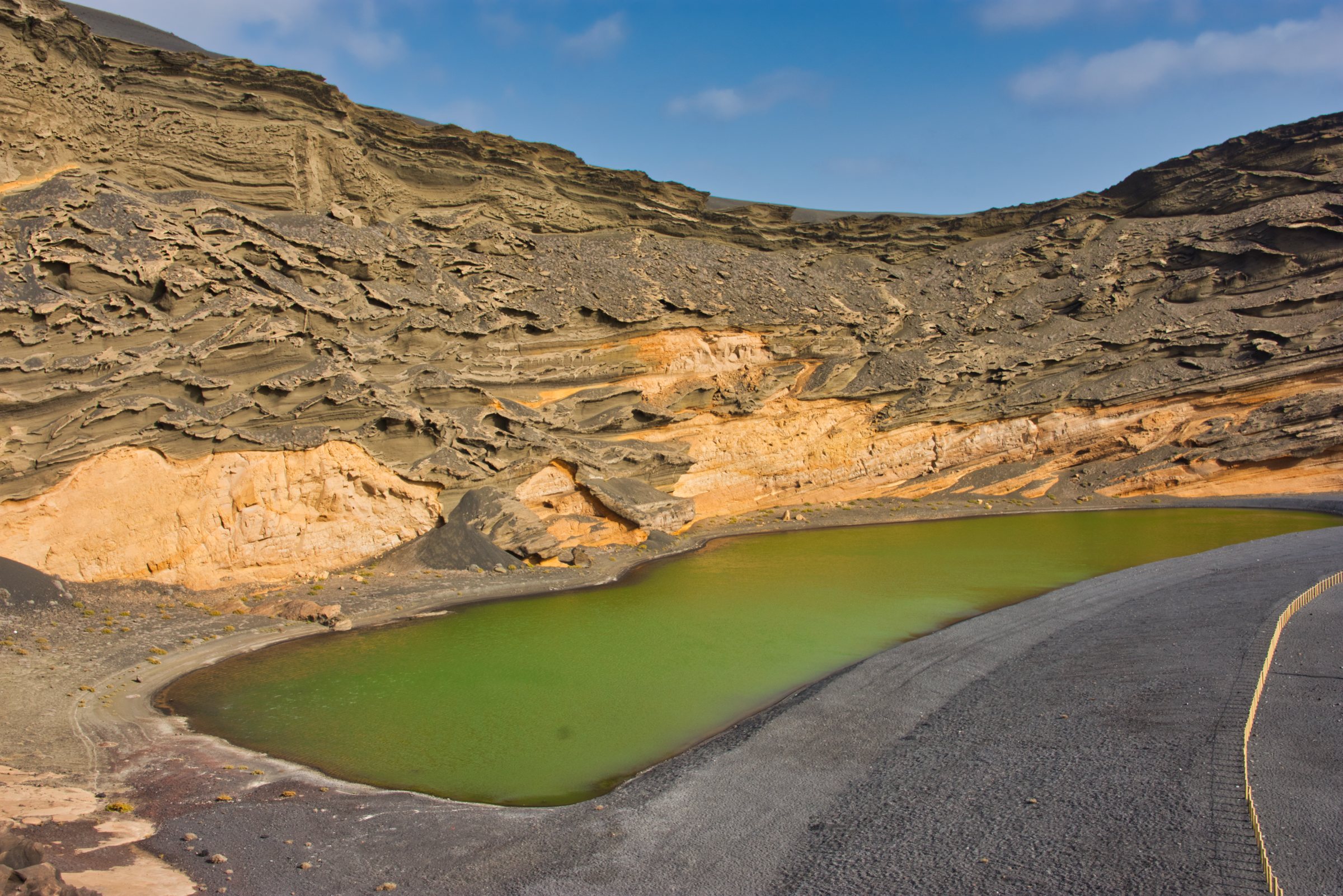 El Lago Verde-Charco de Los clicos (Lanzarote)