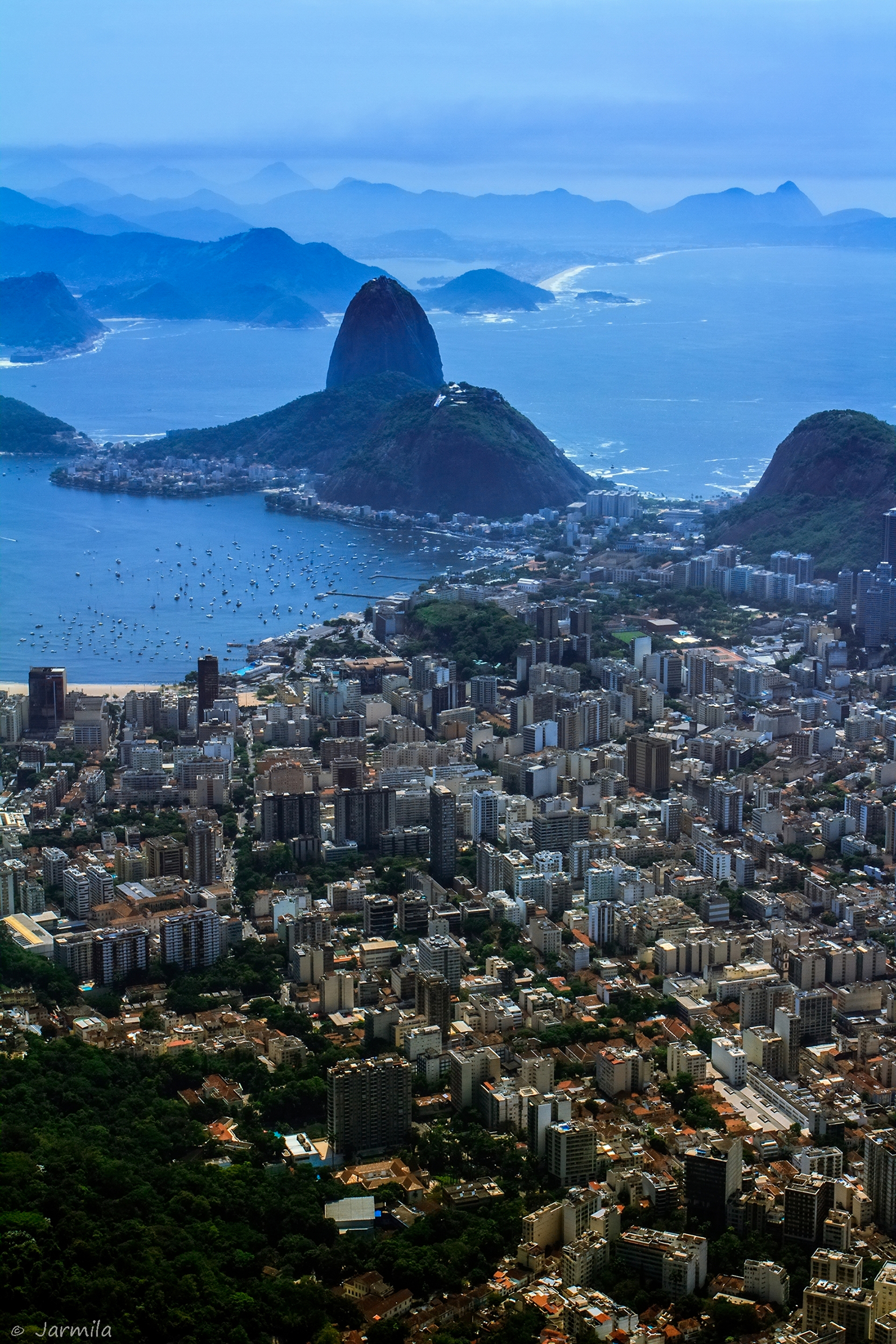 Rio de Janeiro vista dalla cima del Corcovado