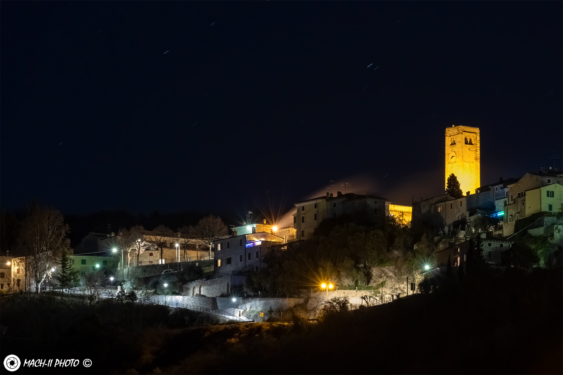 San Giorgio di Valpolicella in the night..