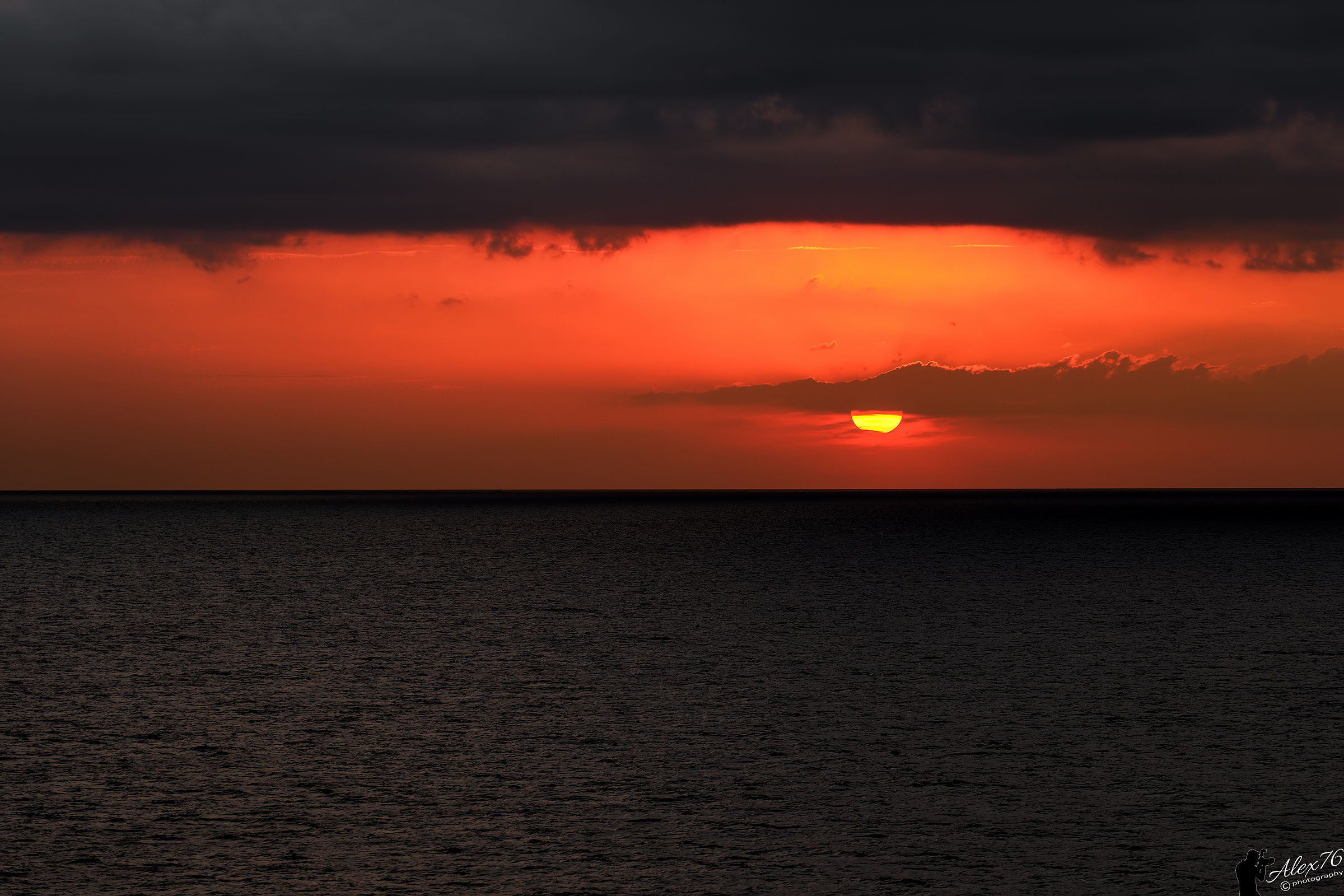 Red in the evening...