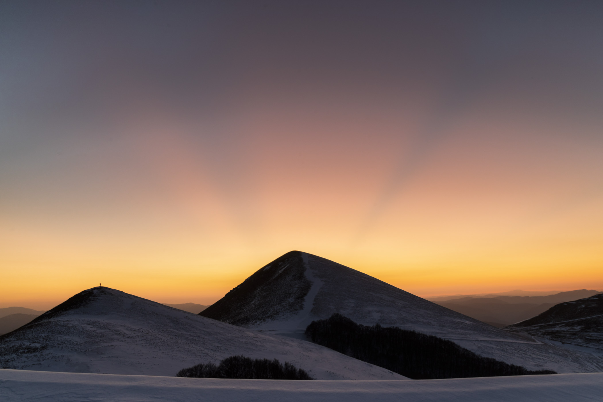 Raggi di luce al tramonto! Cos'è esattamente?