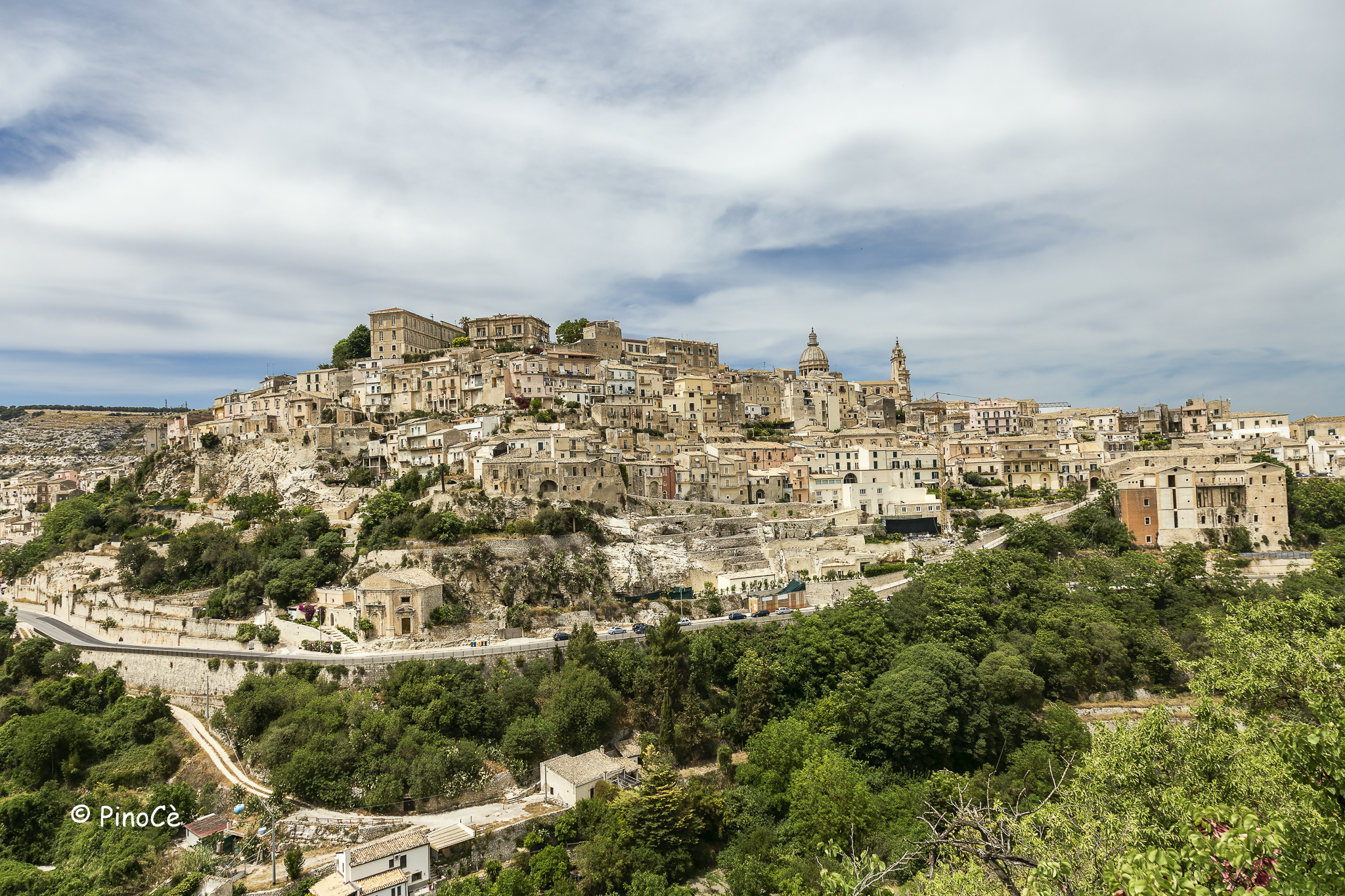 Panorama of Ragusa Ibla.