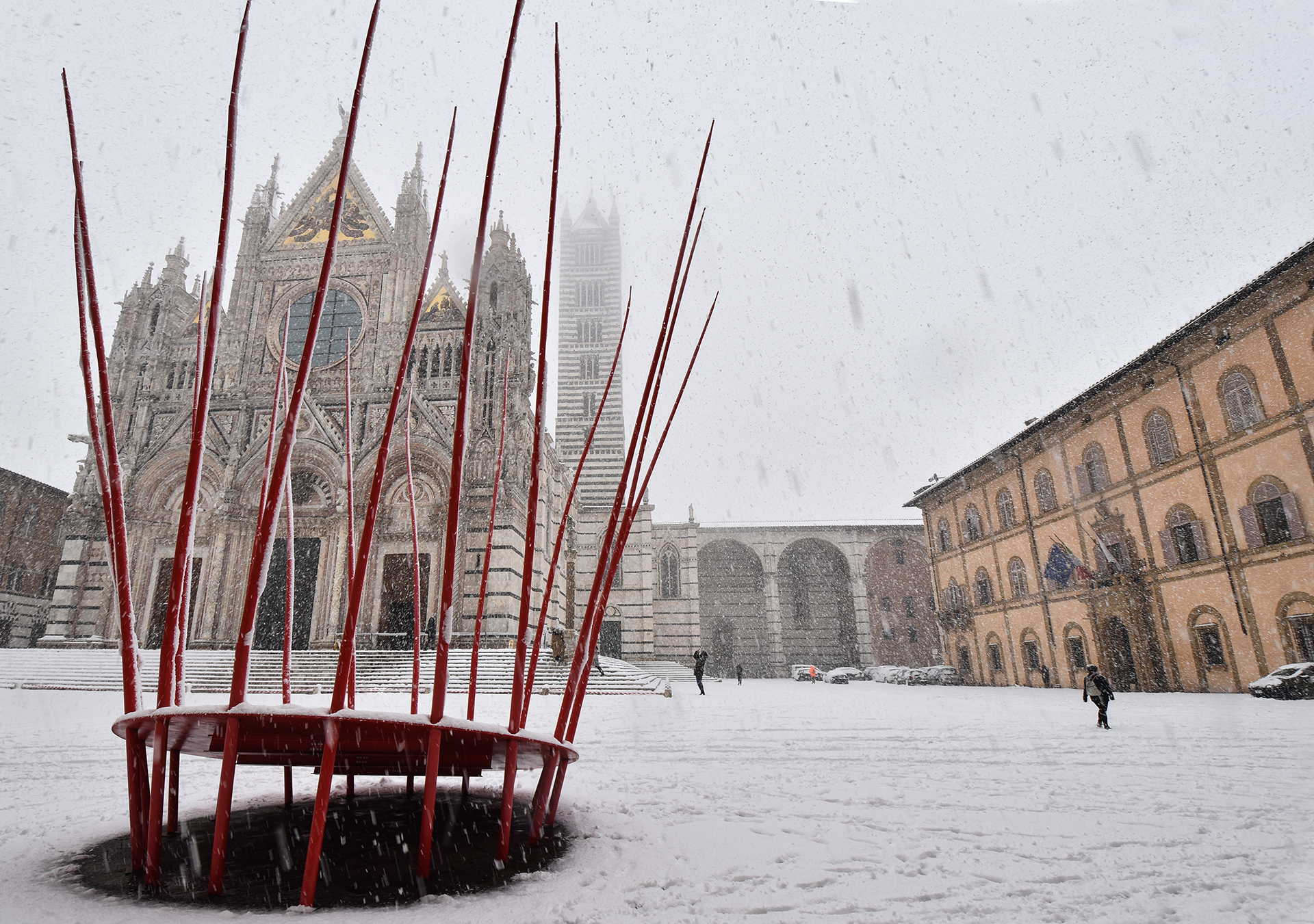 Dome under the snow