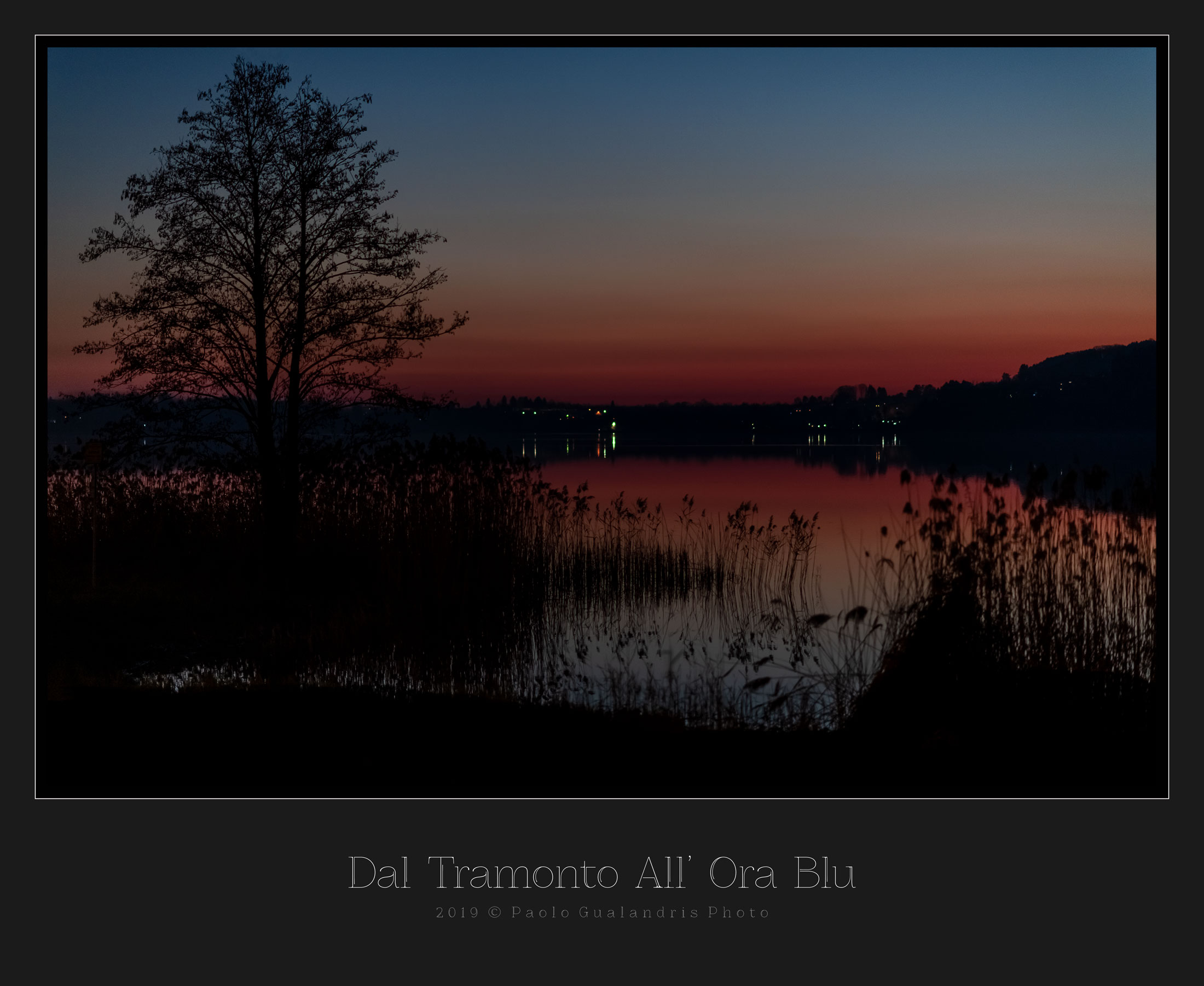 From sunset to the blue hour...