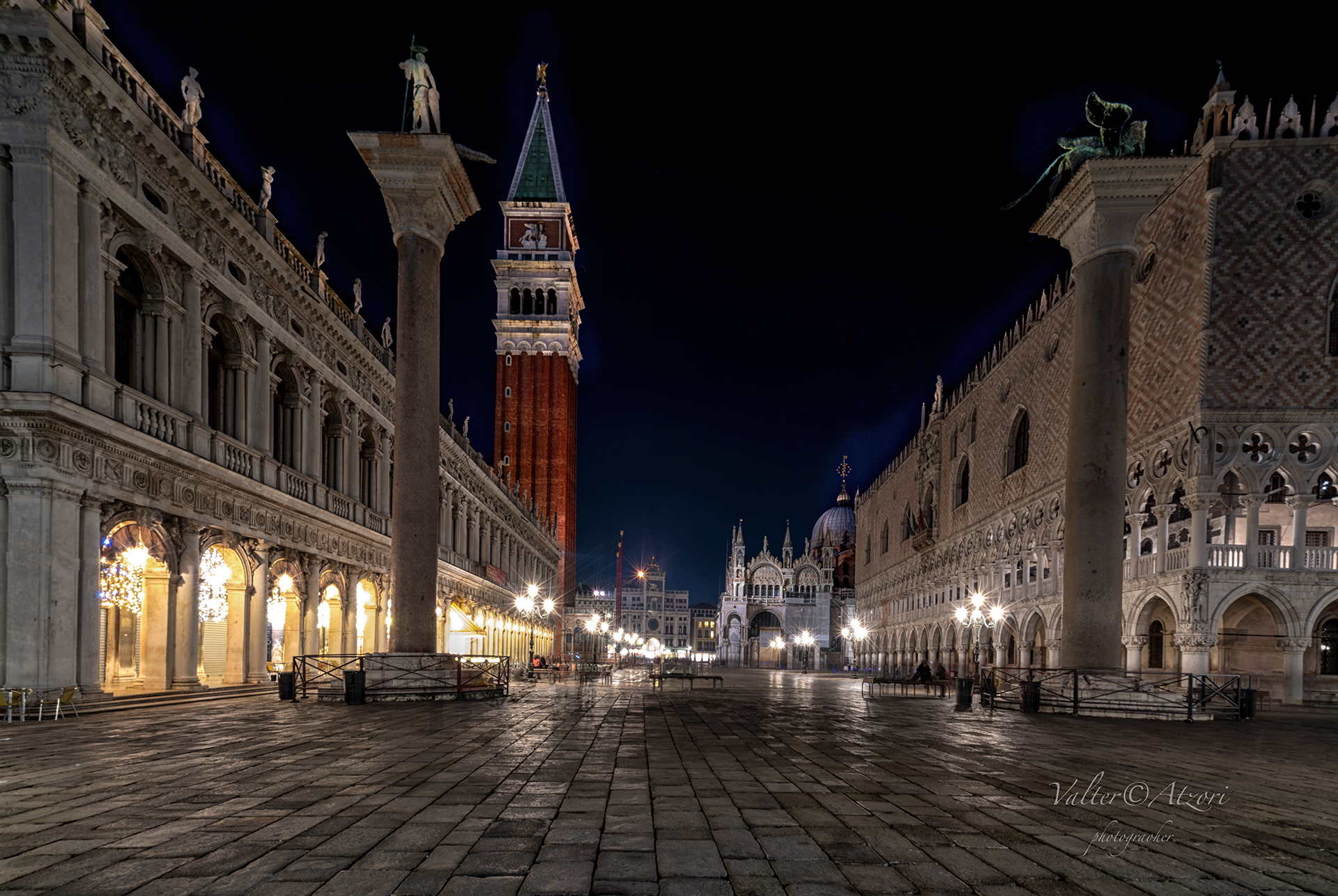 Venice-Nocturne Piazza S. Marco