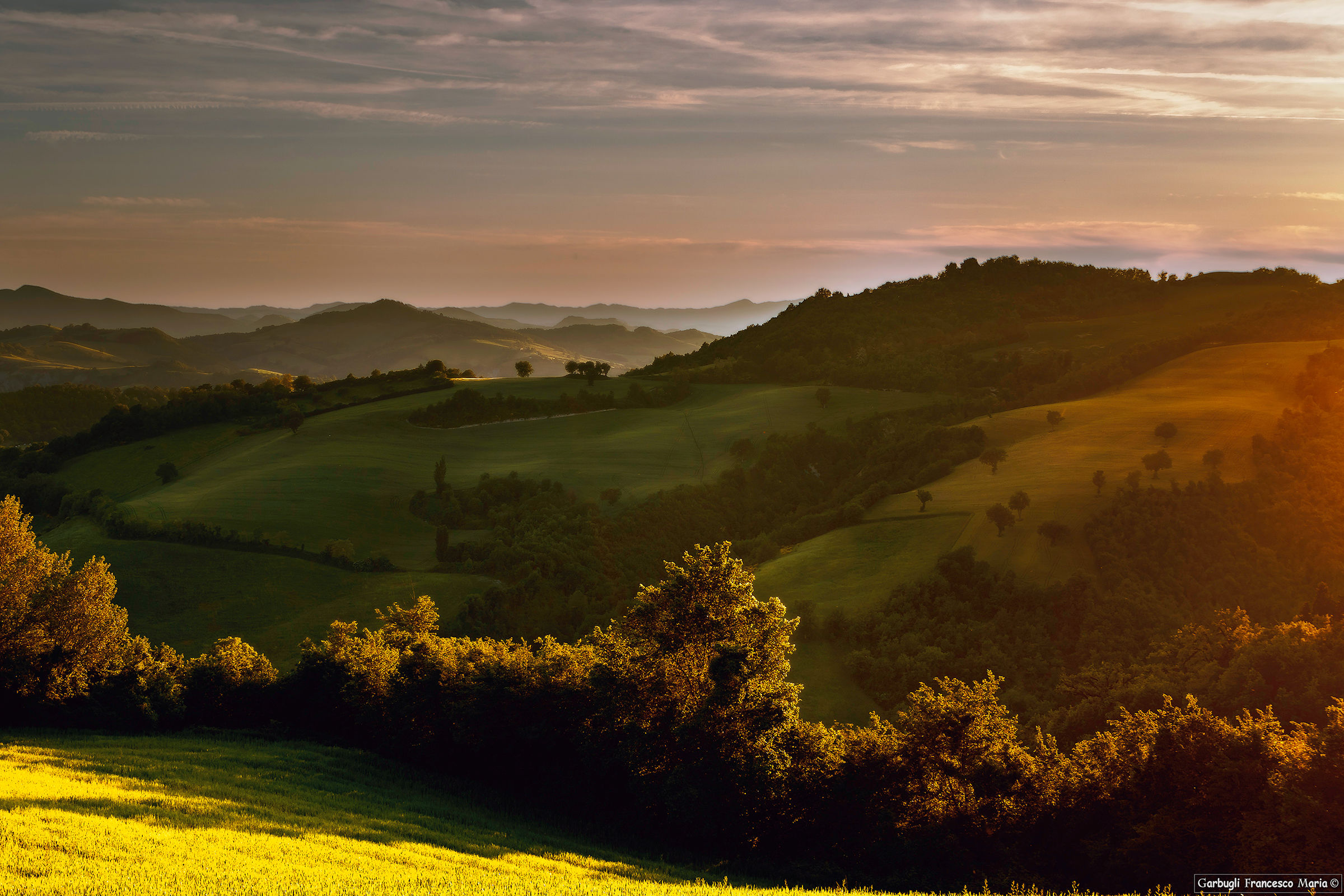 Sunset in the Montefeltro