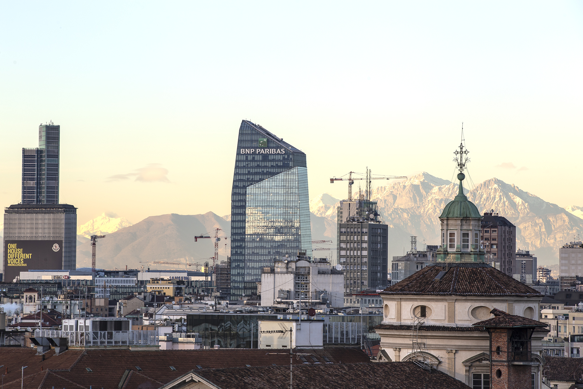 Vista dalle terrazze del Duomo