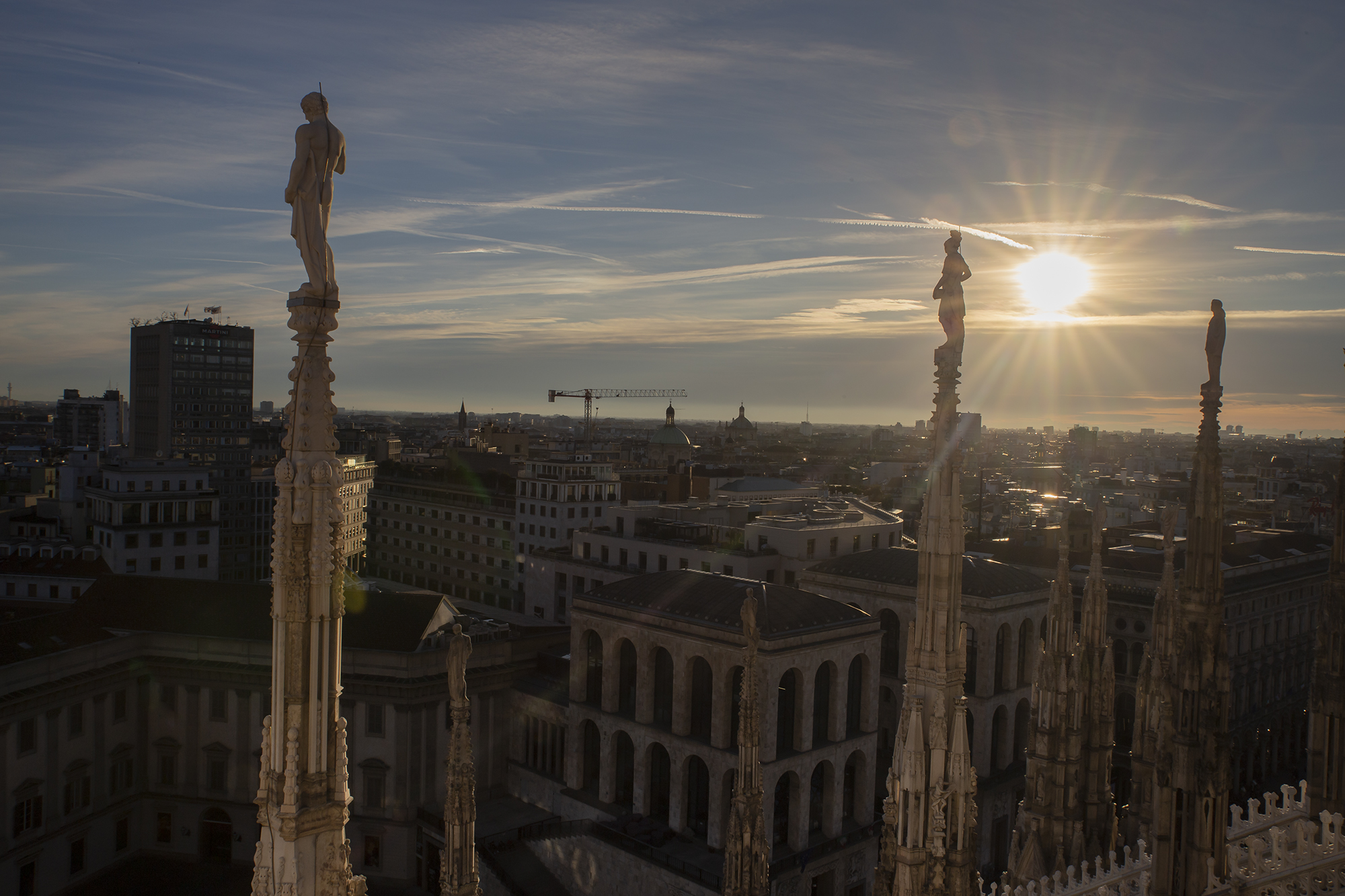 Le sentinelle al tramonto