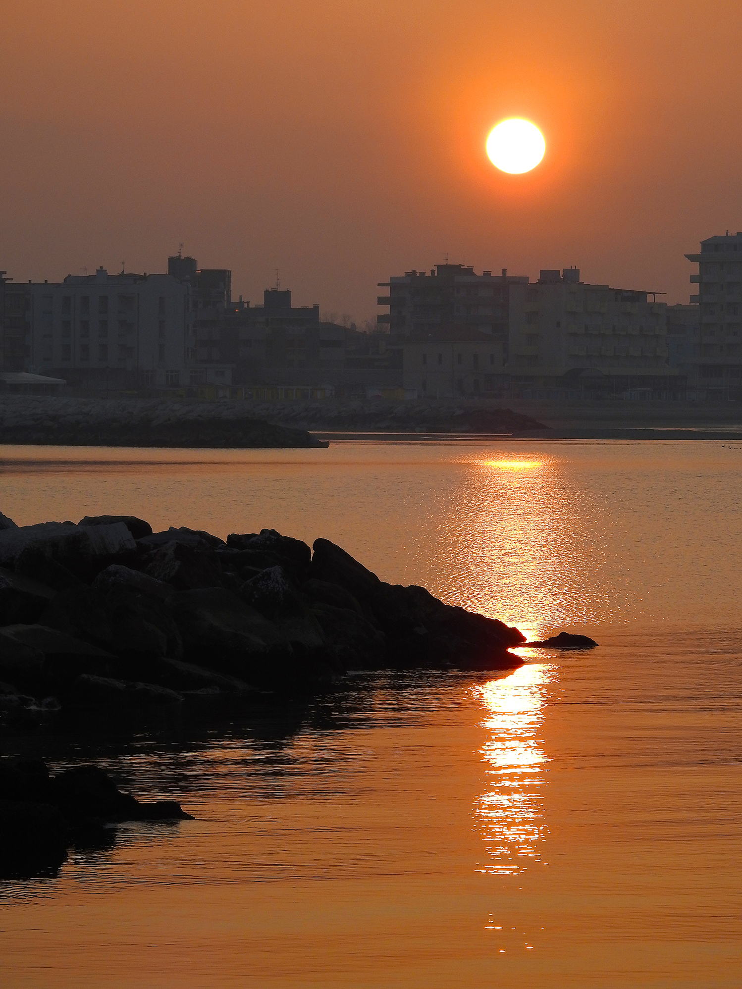 Sunset in Rimini