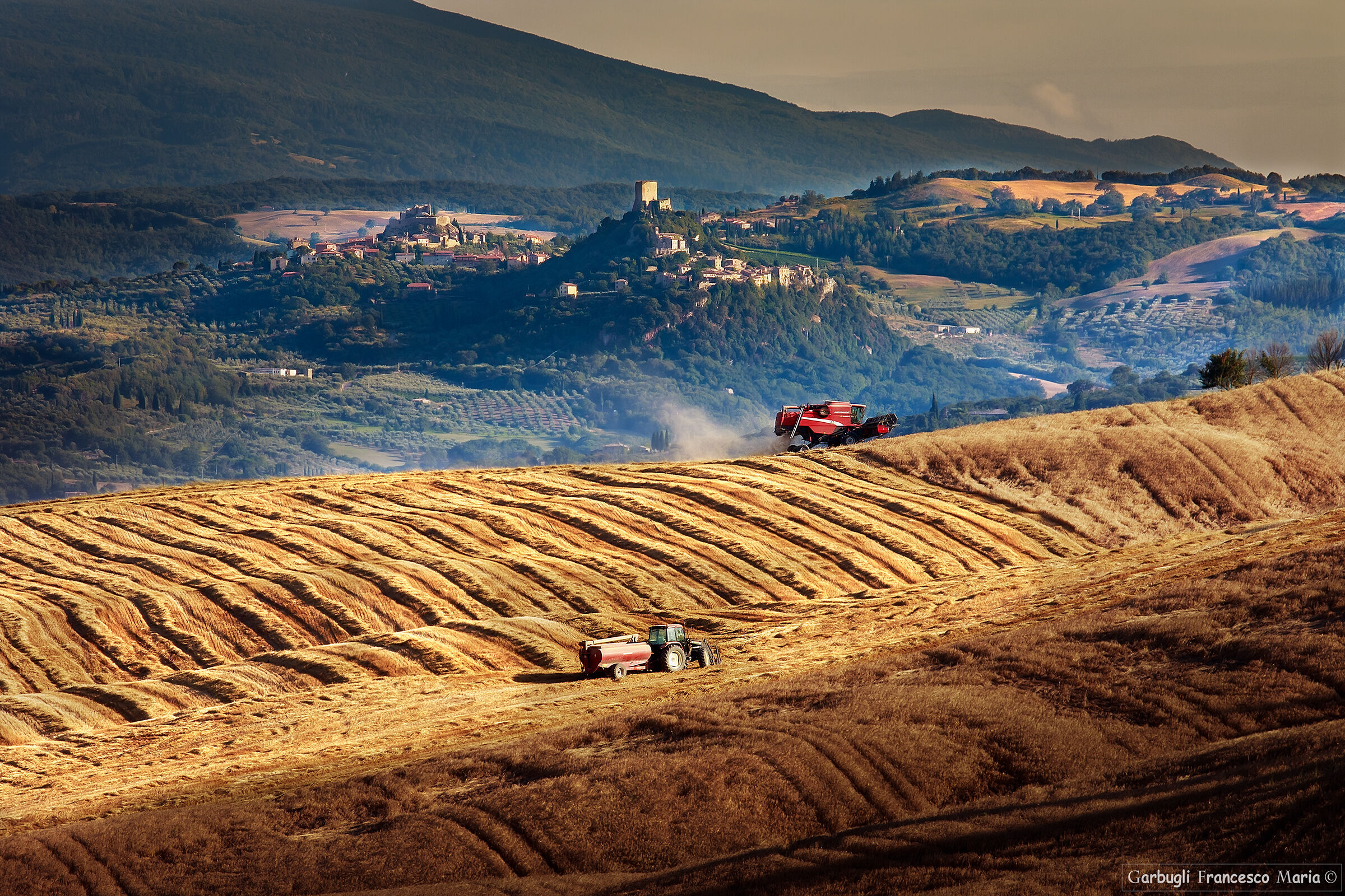 Val d'orcia....... Designed by man