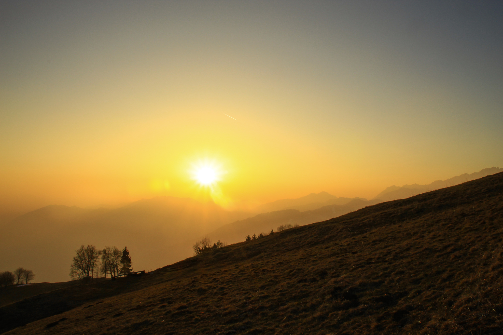 tramonto al monte FarnoBG