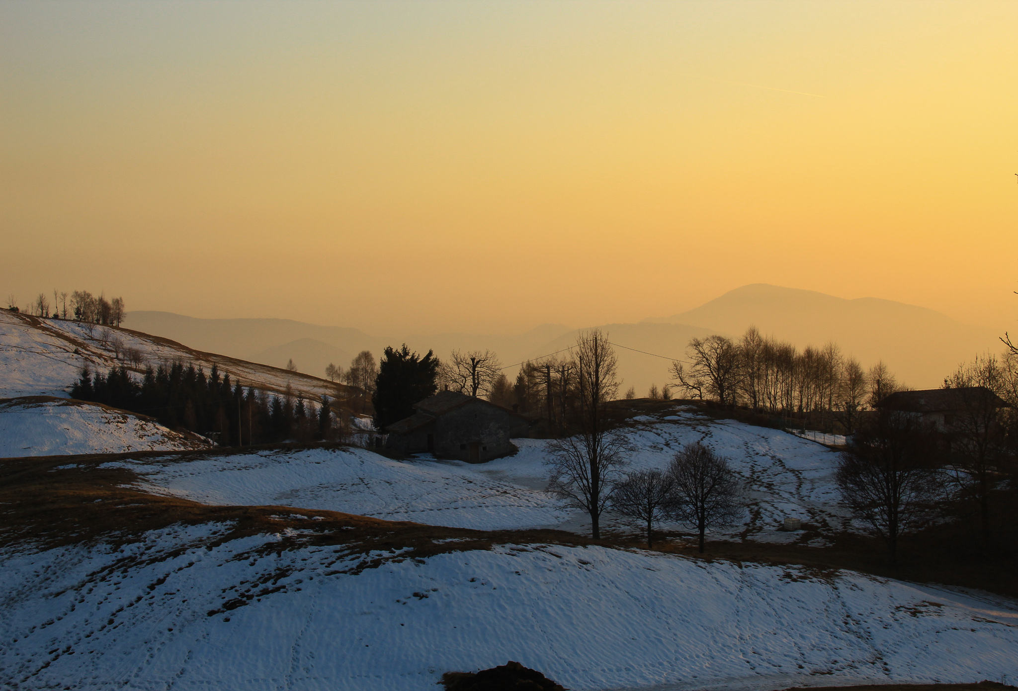 tramonto al monte FarnoBG