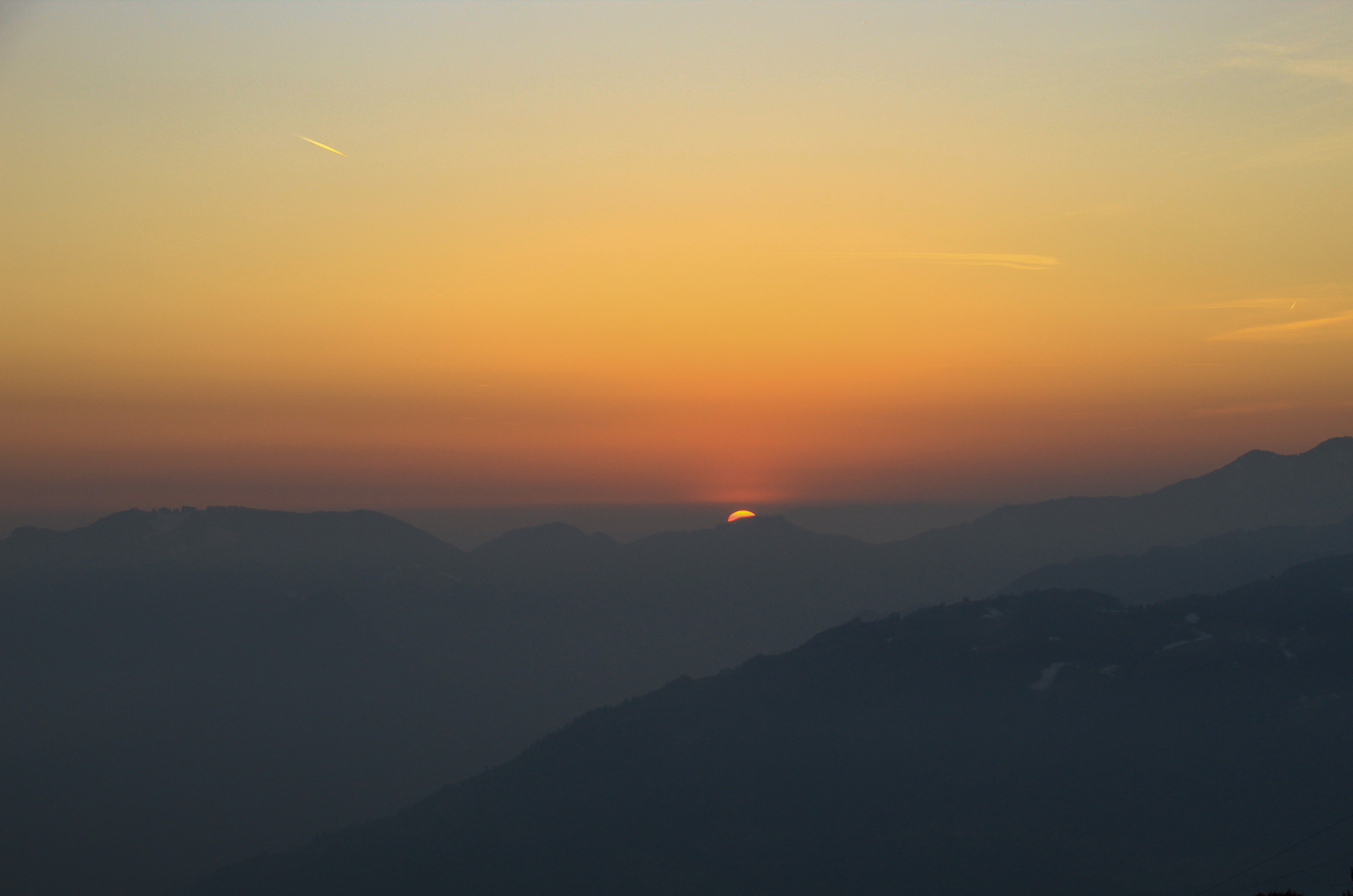 tramonto al monte FarnoBG