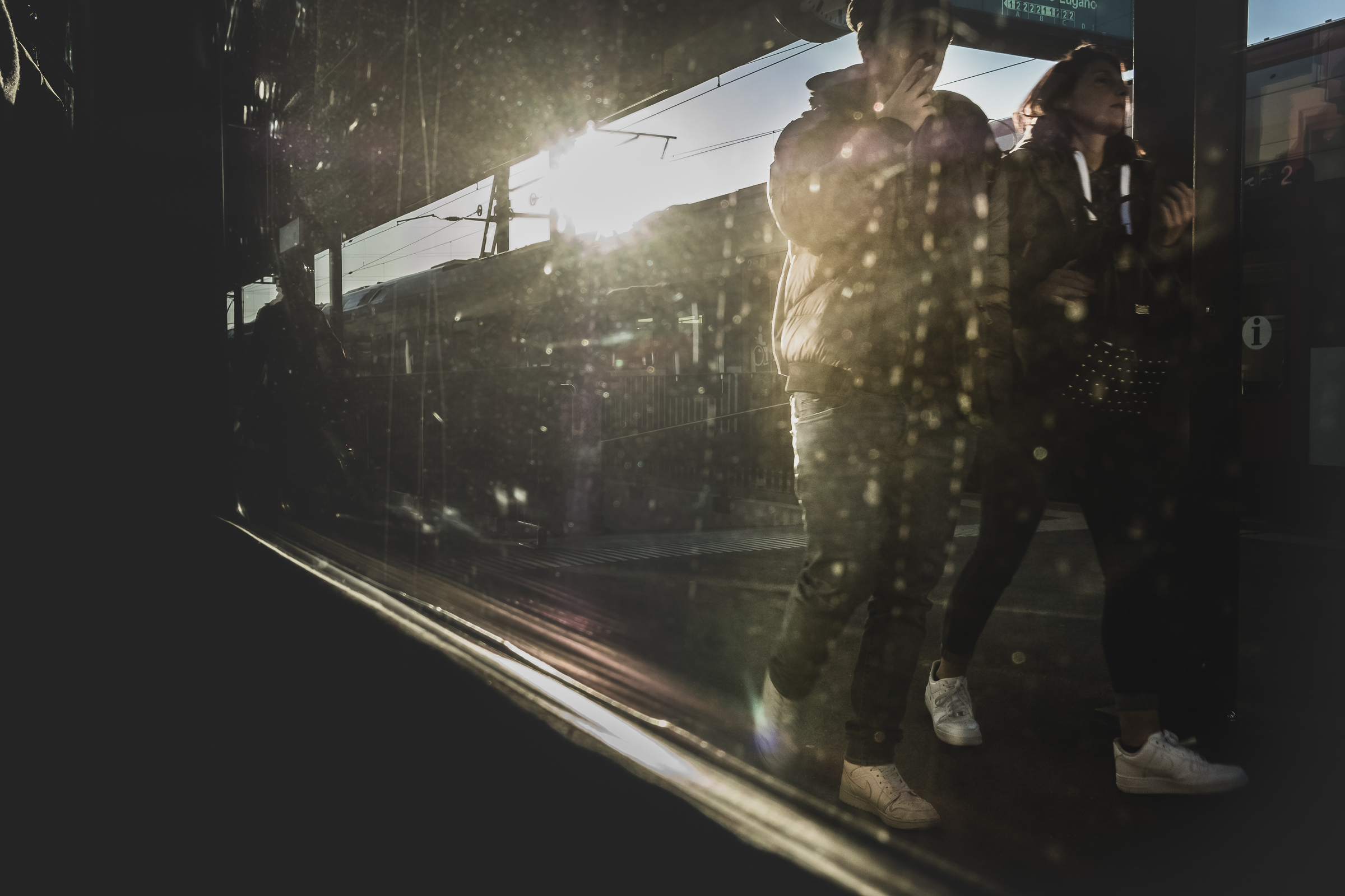 Attesa alla stazione