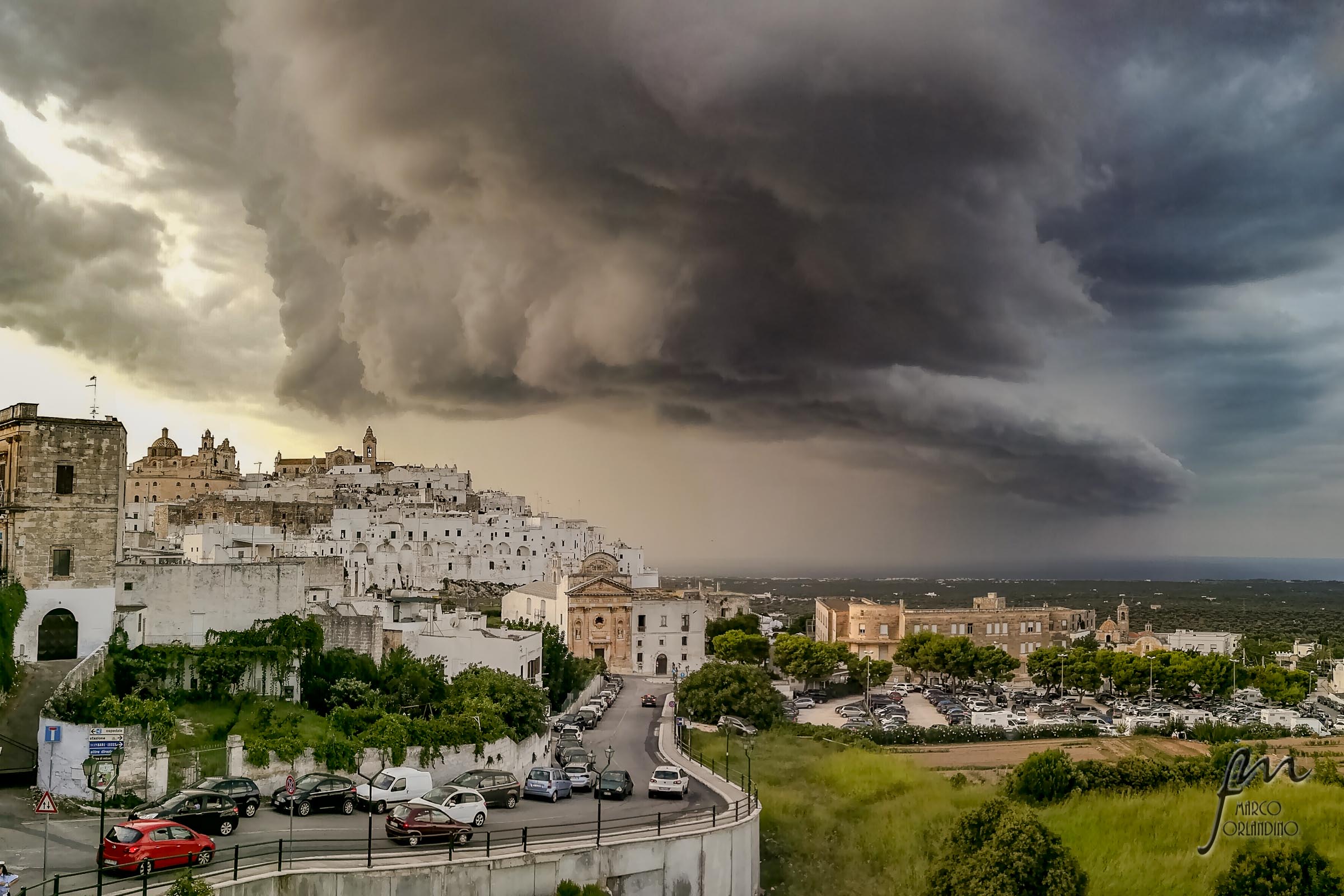 Storm Cell over Ostuni