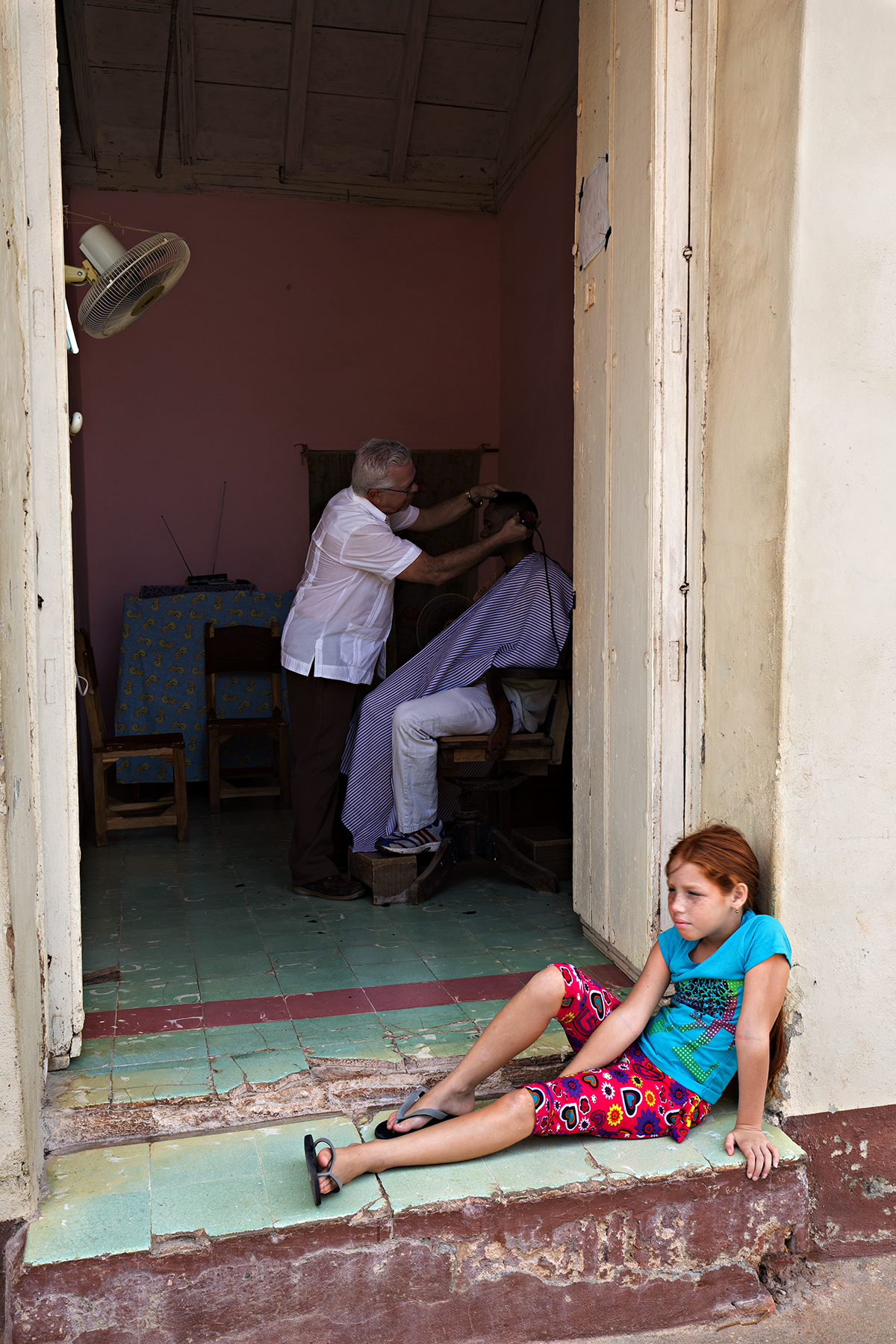 Barbiere, Trinidad, Cuba.