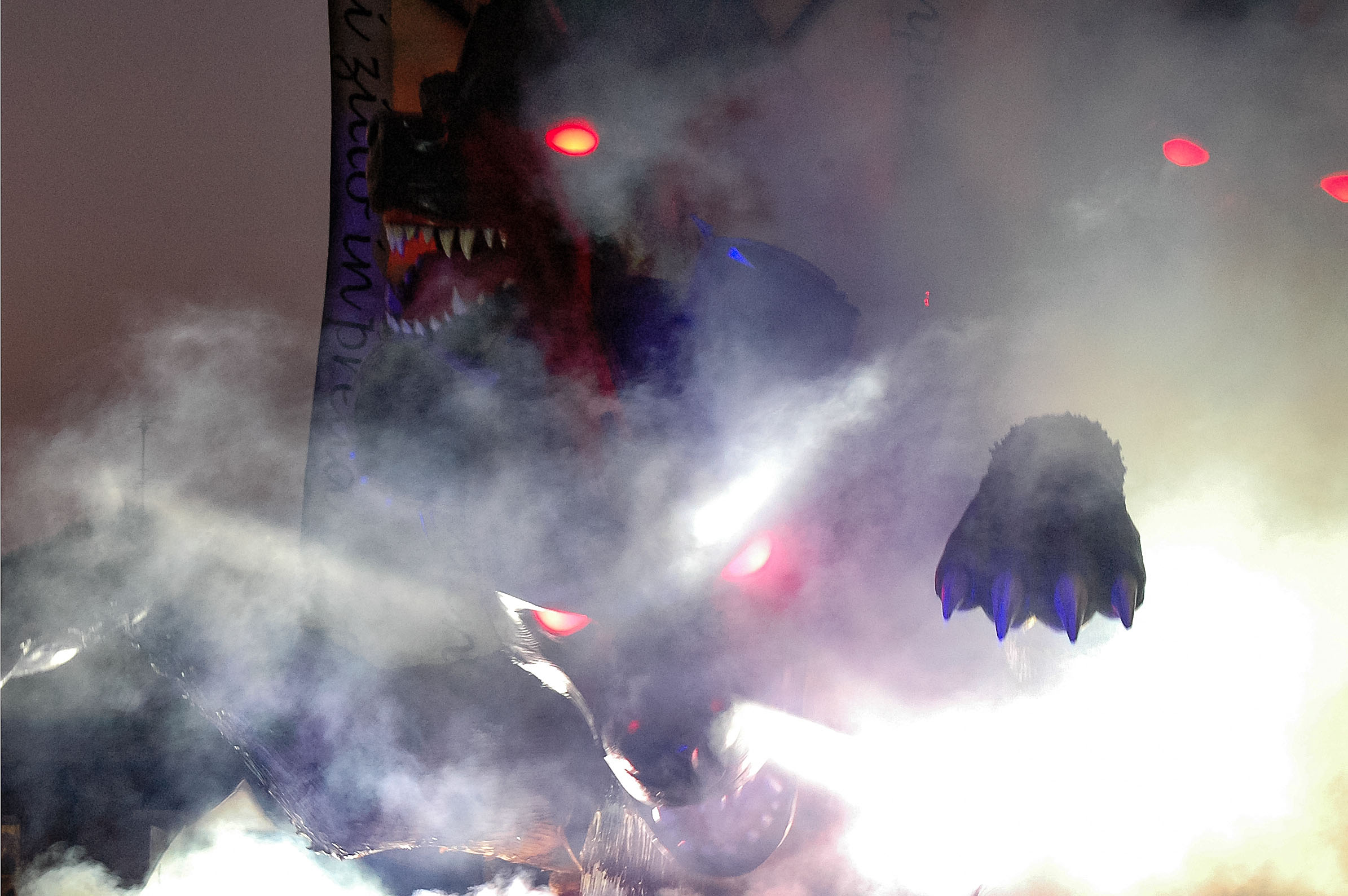 ... And from the mist sprang the herd!!!! Impressive