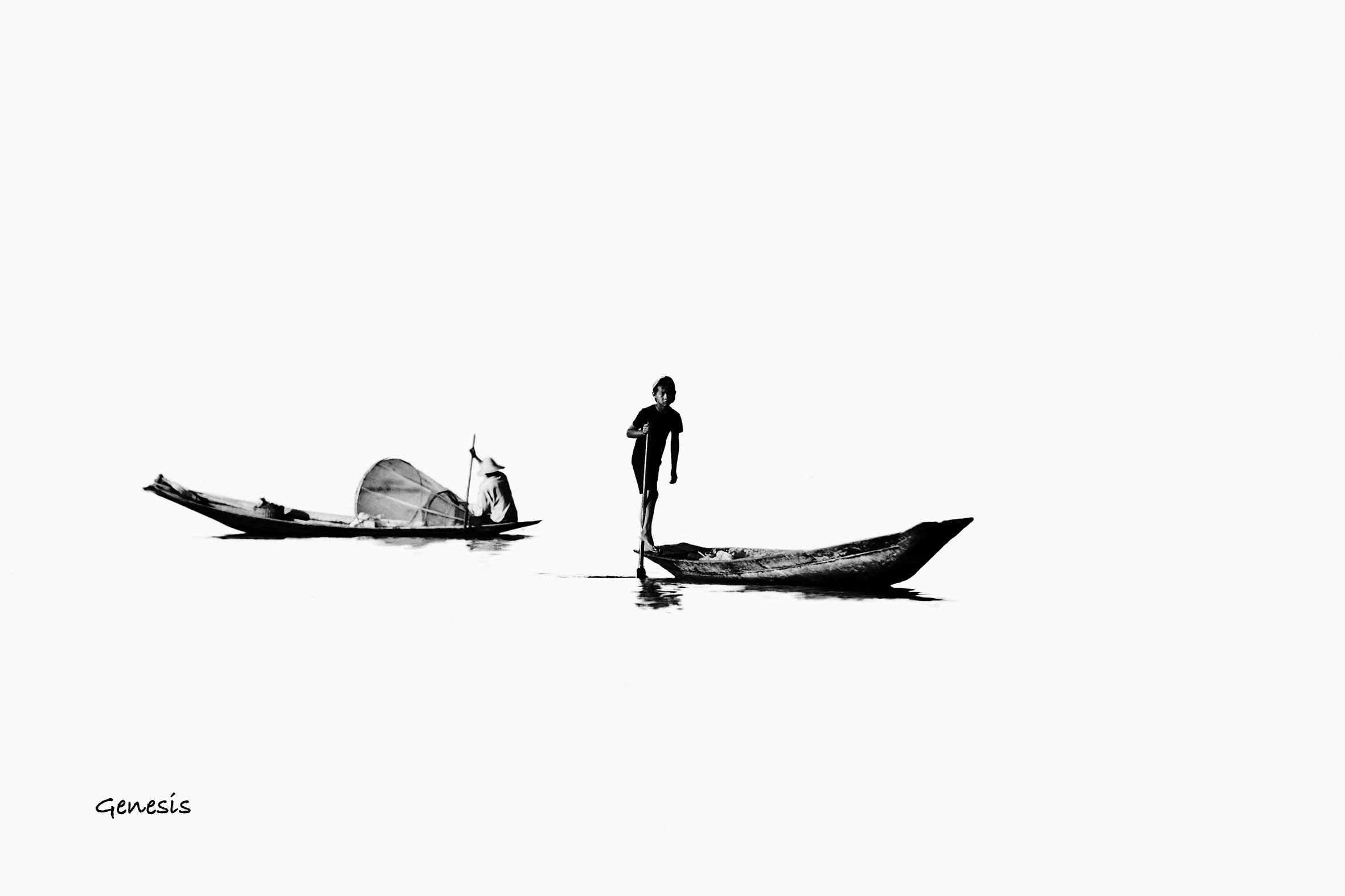 Fisherman on Lake Inle, Myanmar