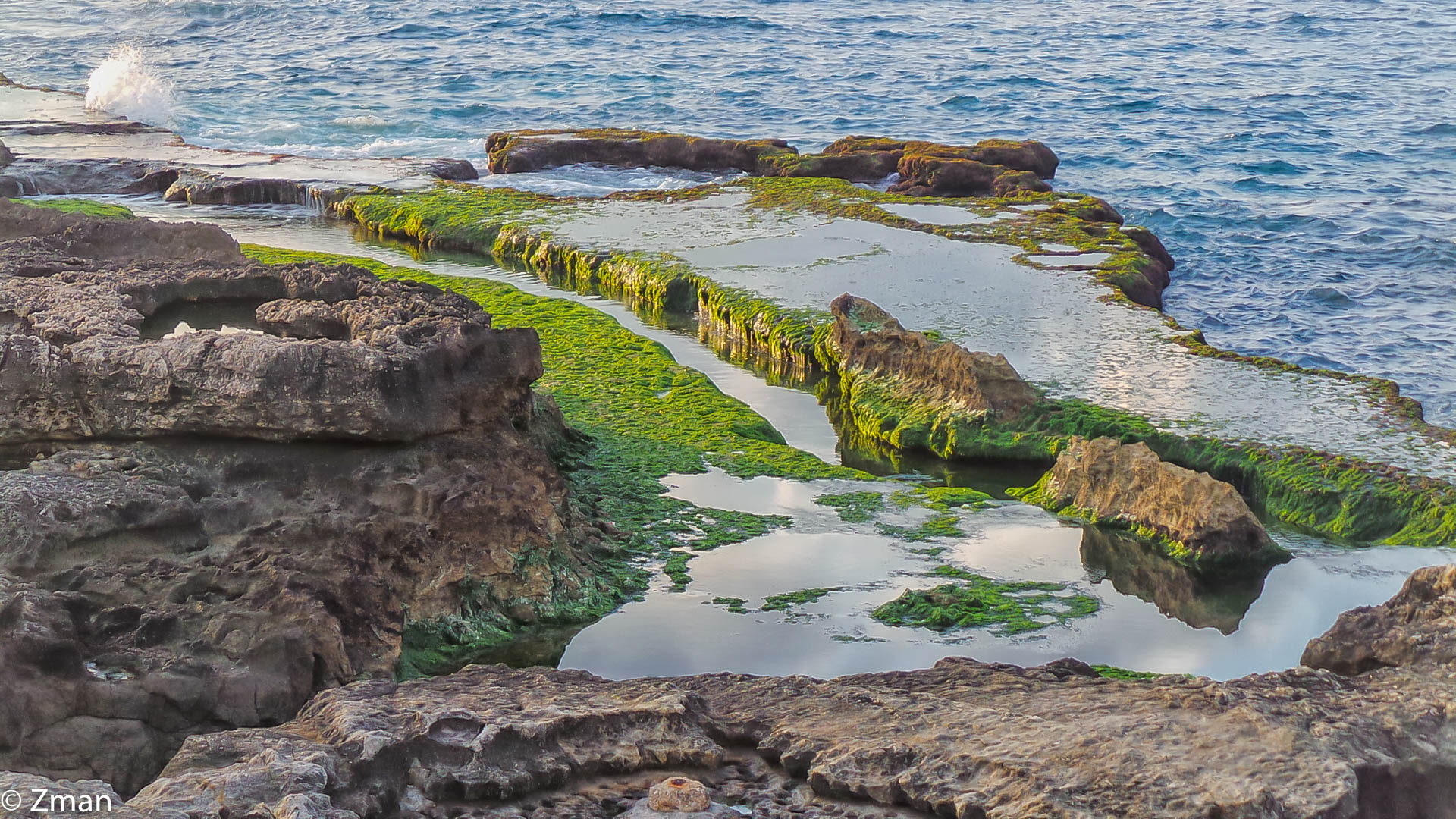Rocks Sea and the Corniche