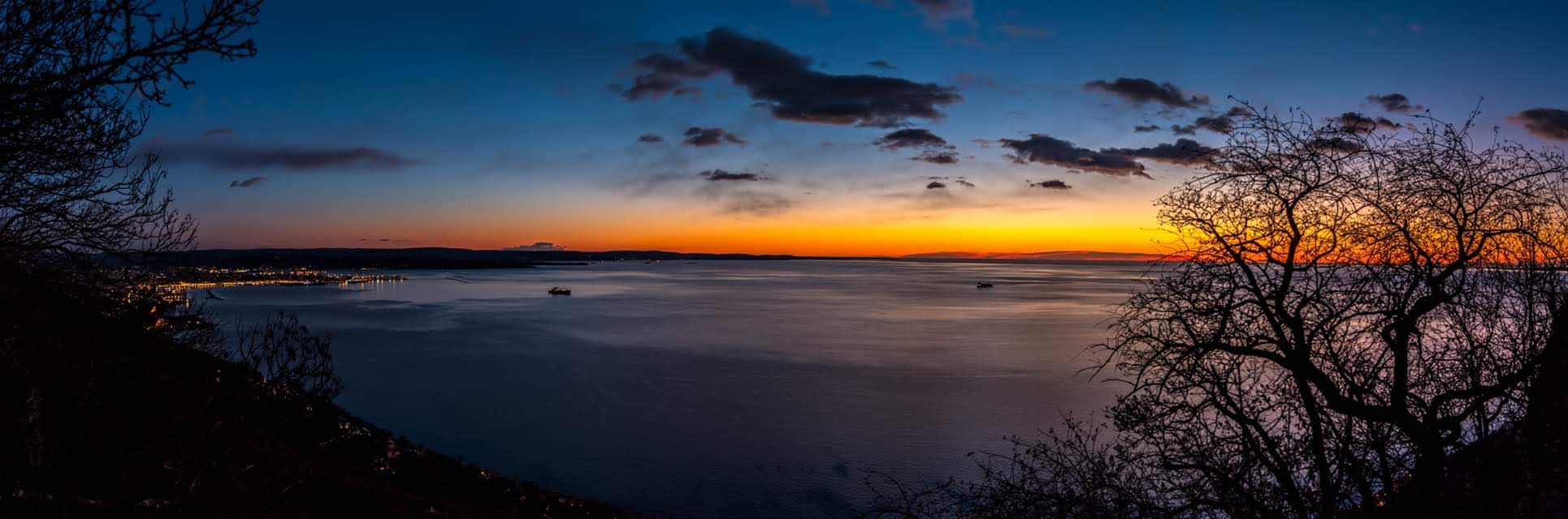 Panoramica al tramonto