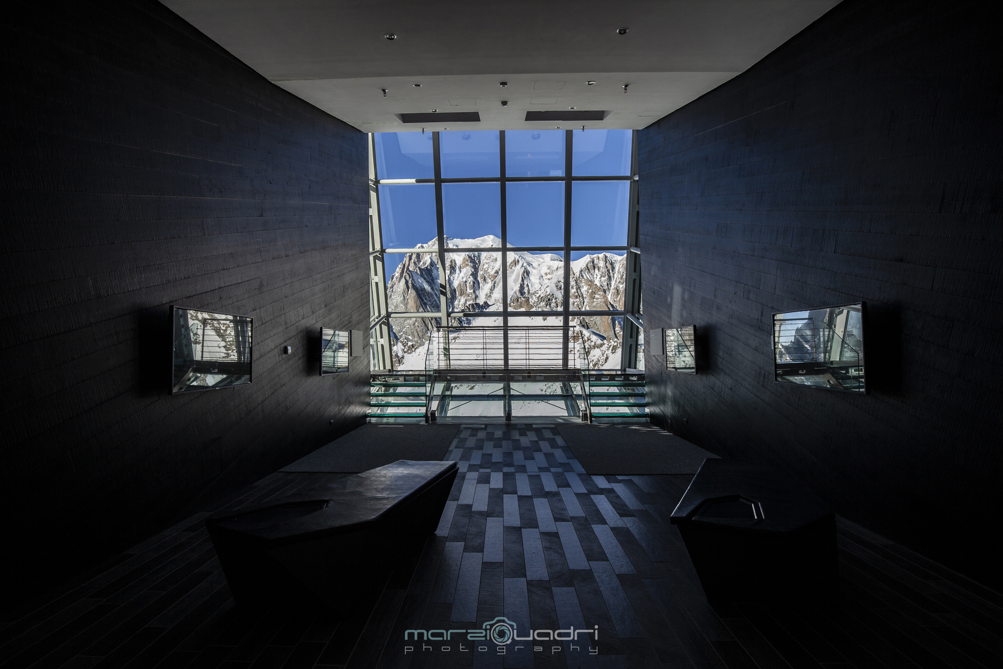 Window on the Mont Blanc