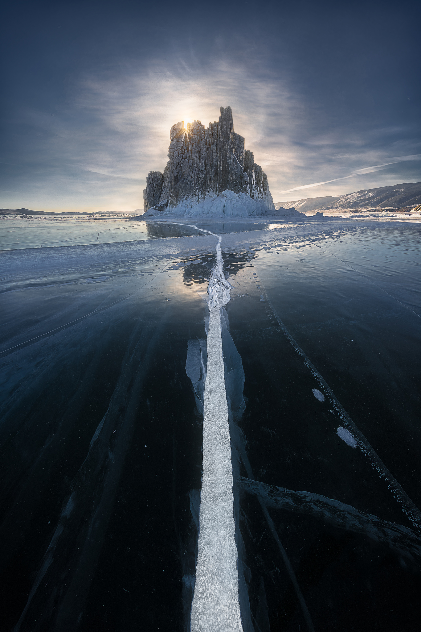 An island in Bajkal.