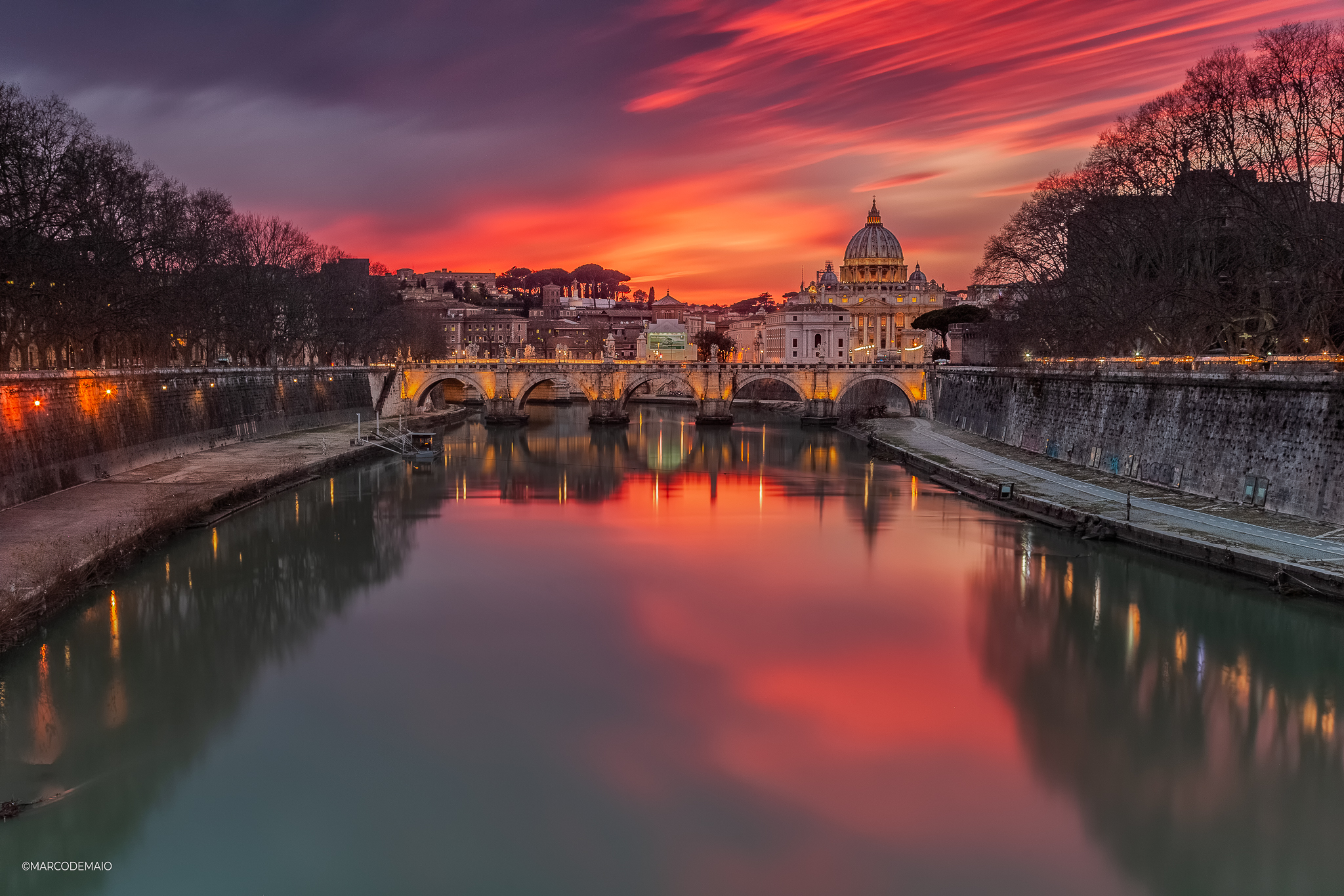 The Vatican Sunset