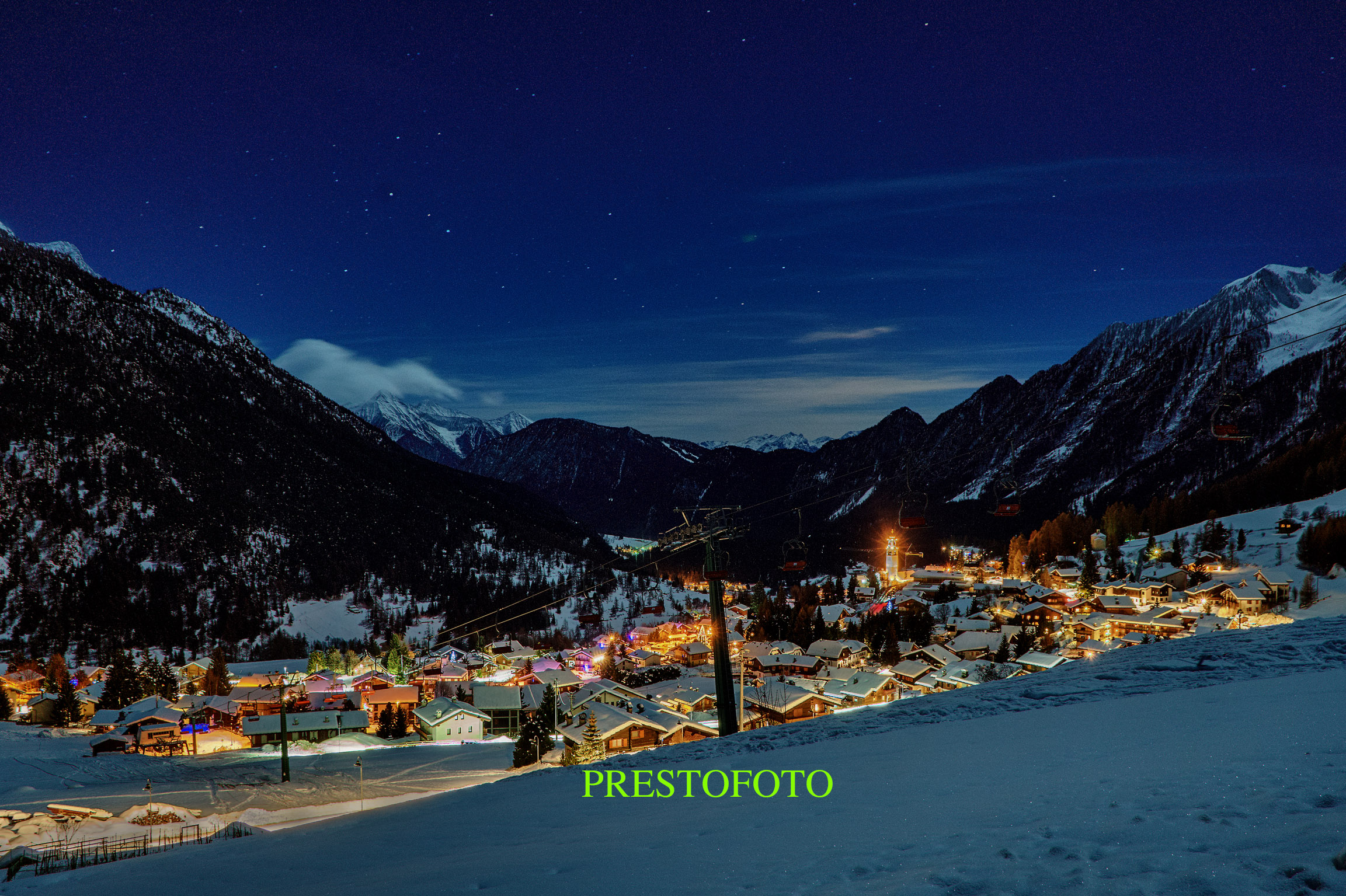 notturno Val d'Ayas