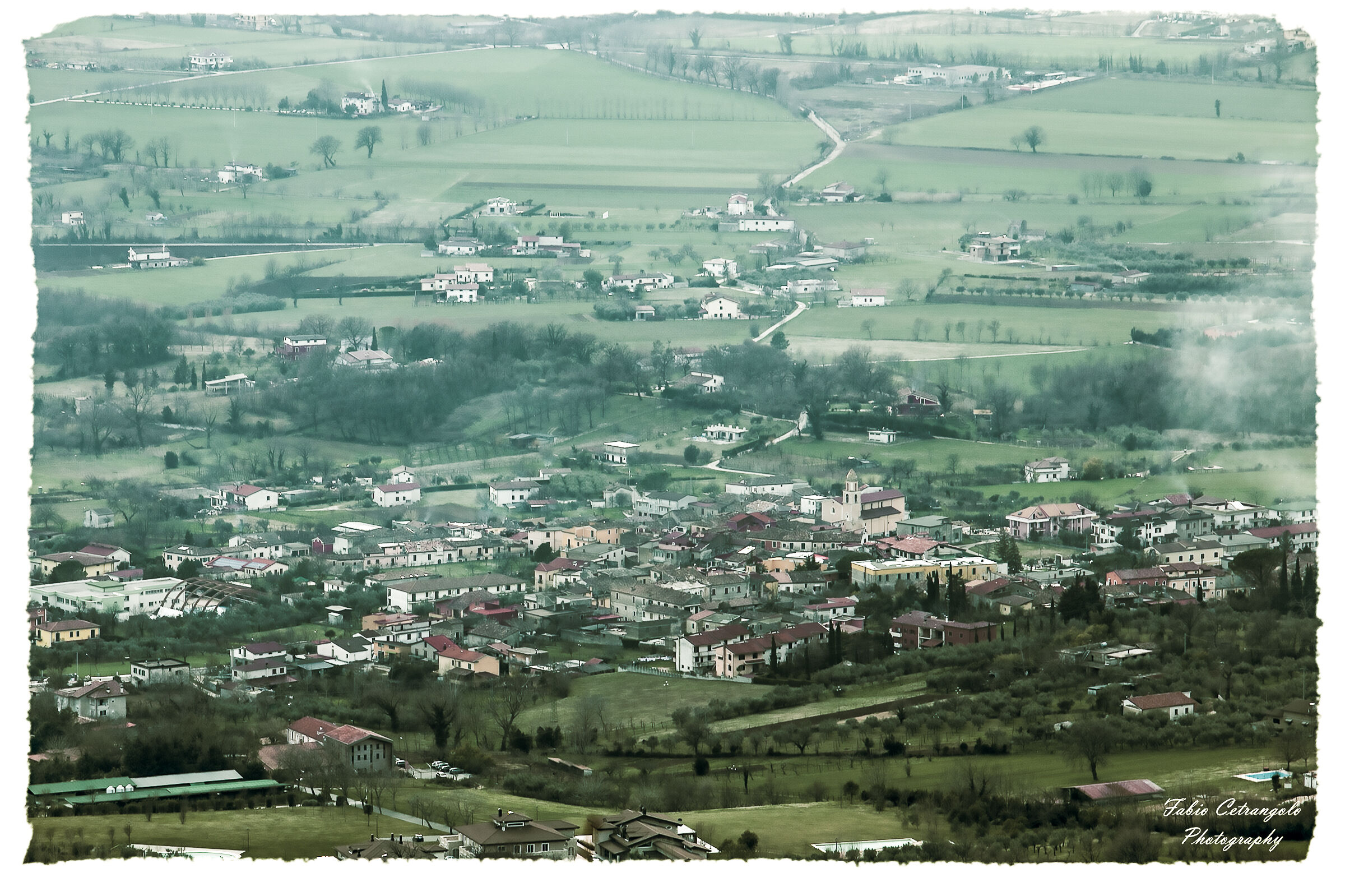 My village seen from up here. San Potito Sannitico-Ce