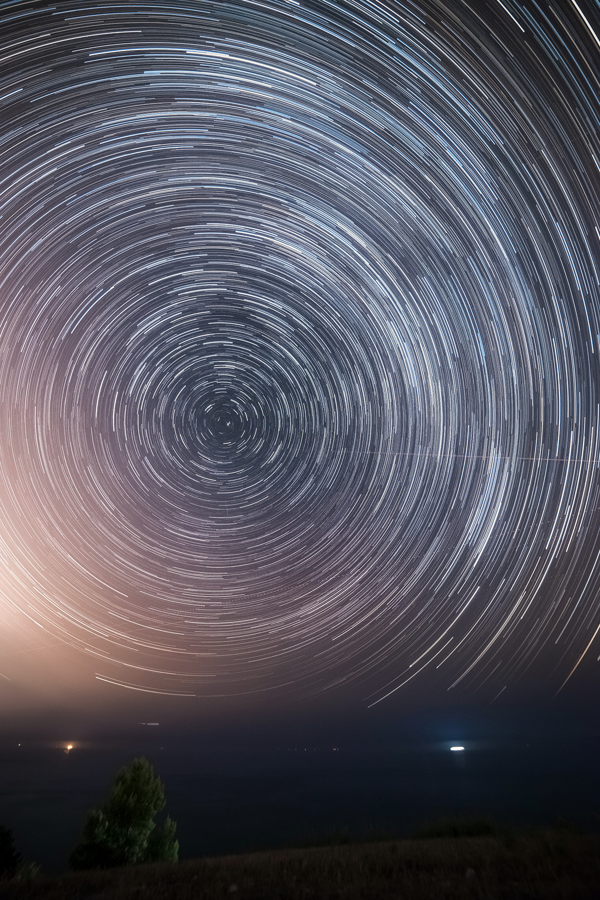 Star Trail Night View