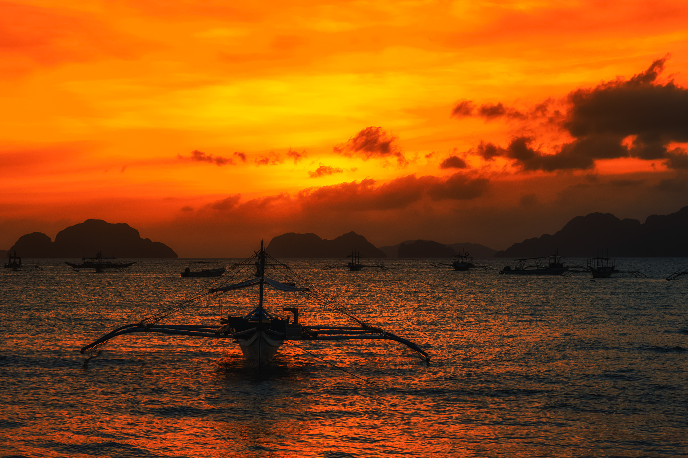 Sunset El Nido Philippines