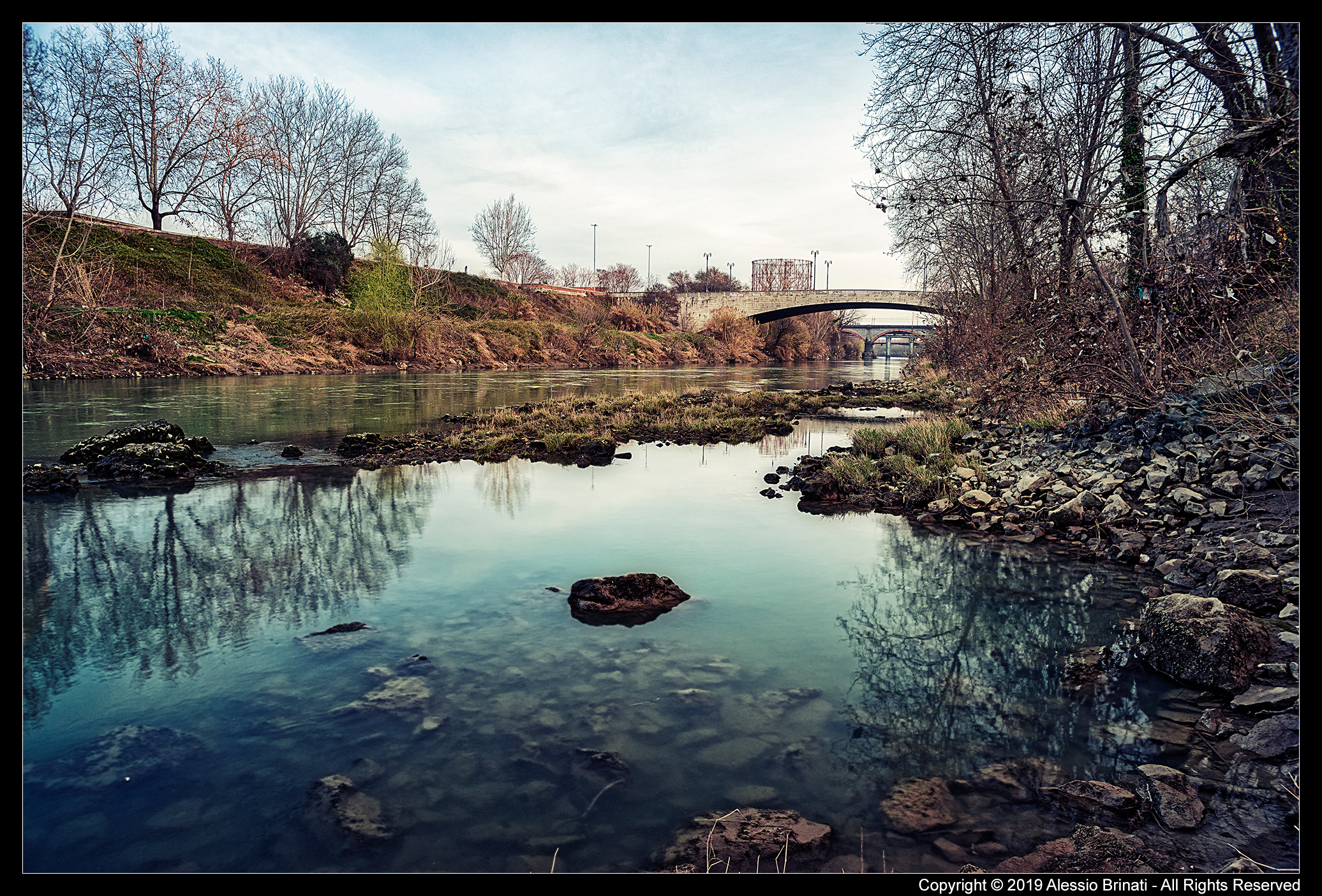Lungo le rive del Tevere....