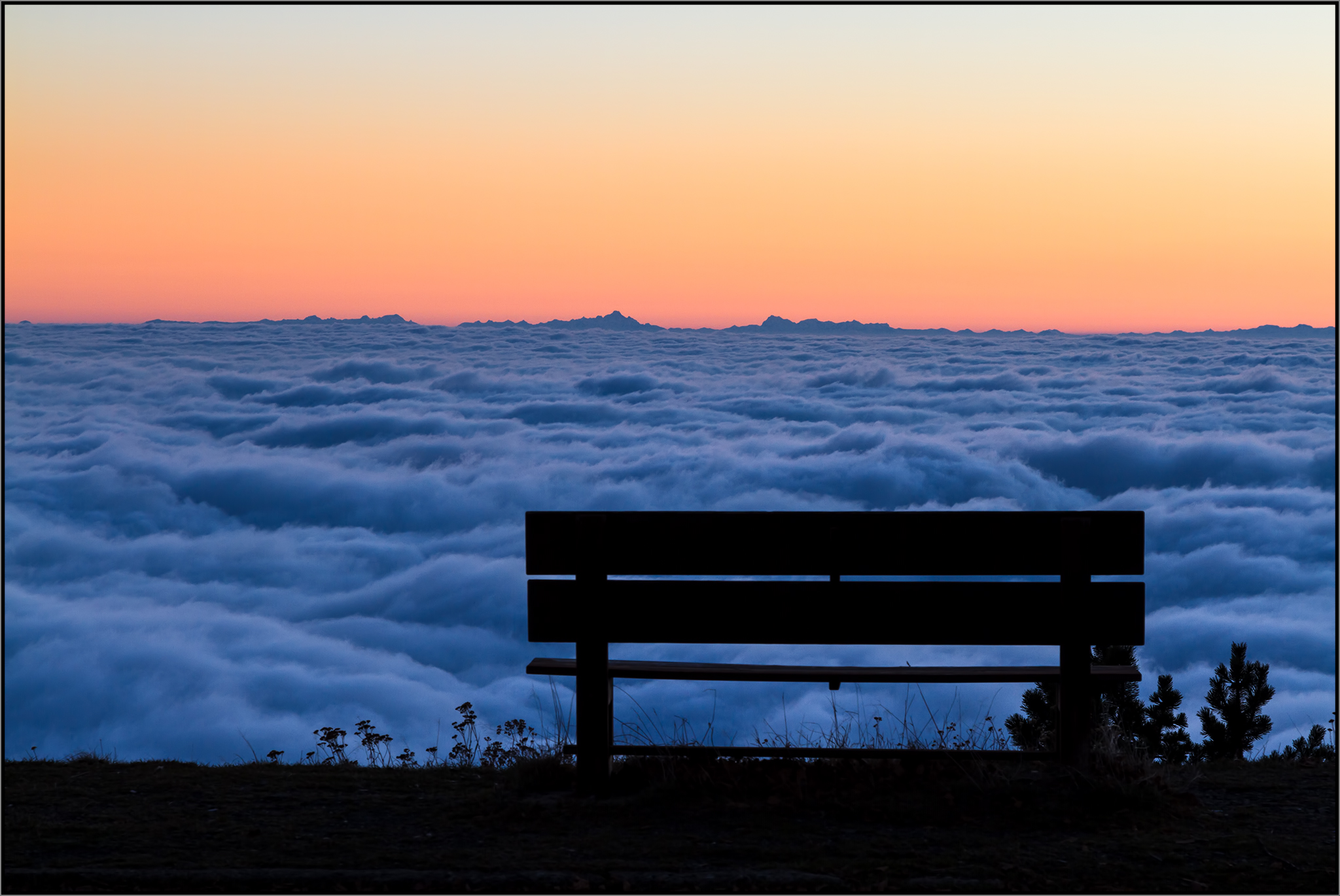 Un posto in prima fila per lo spettacolo del tramonto
