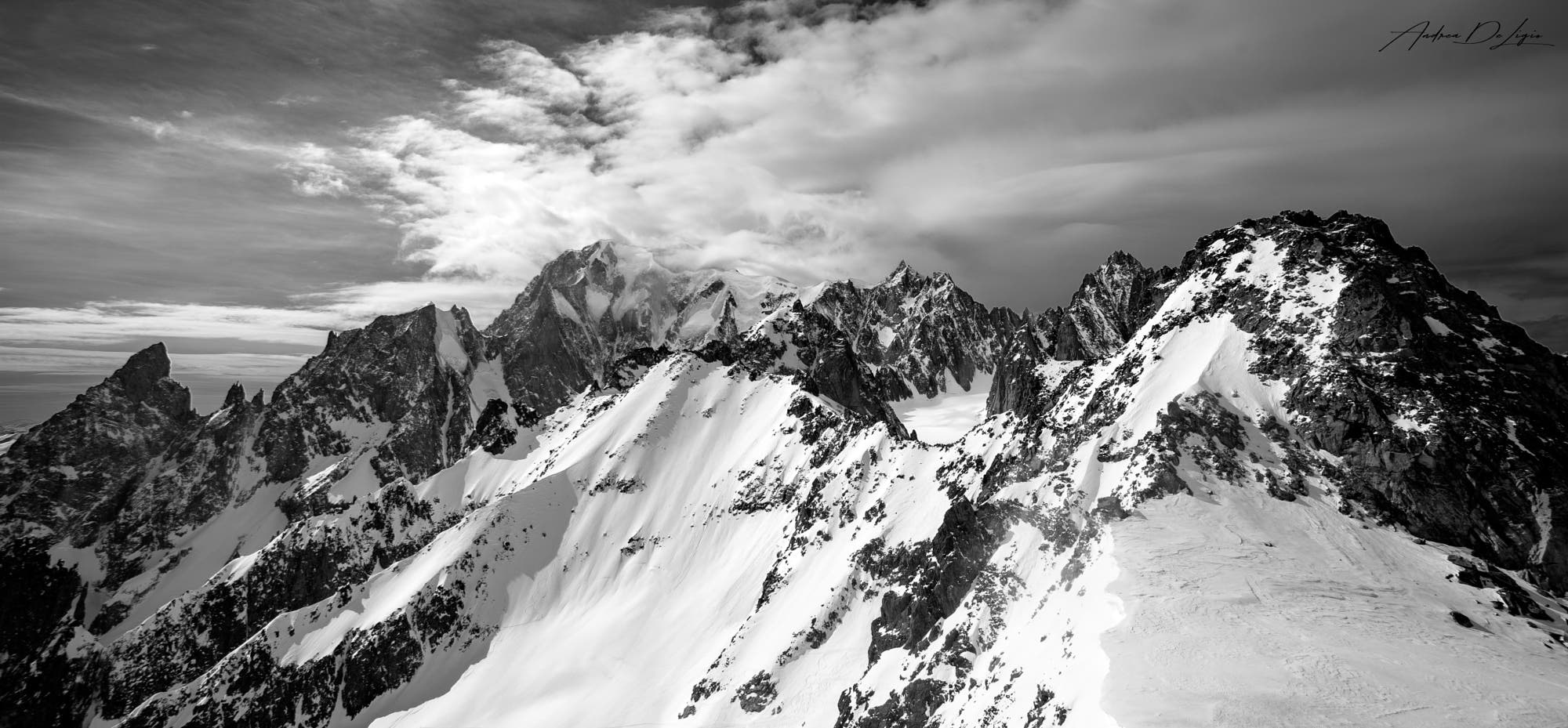 The Mont Blanc massif