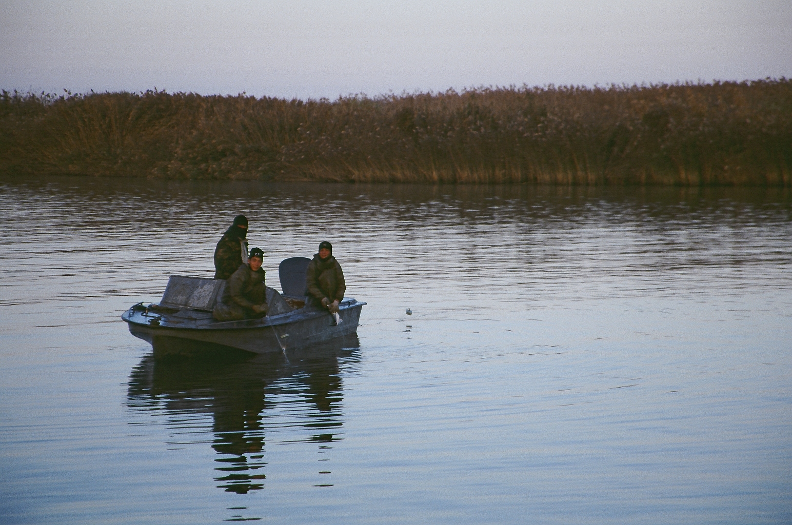 Pesca allo storione sul fiume Ural