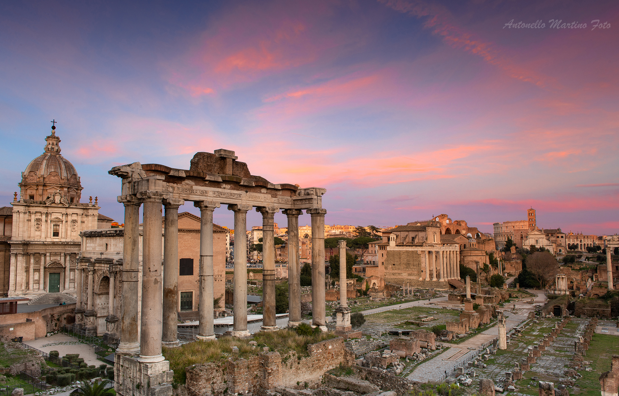 Foro Romano al tramonto