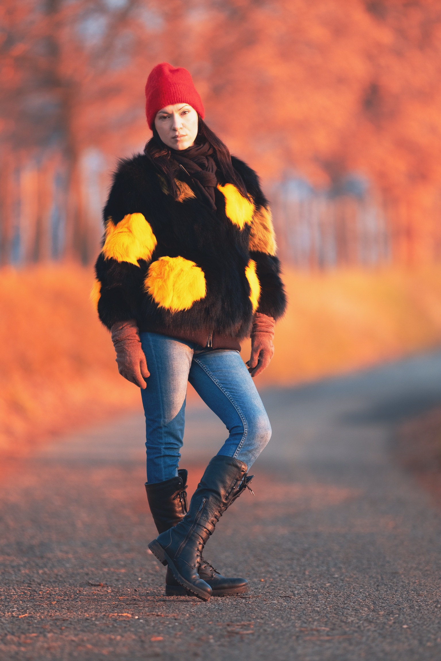 Monica e l'XF 200 f2.0