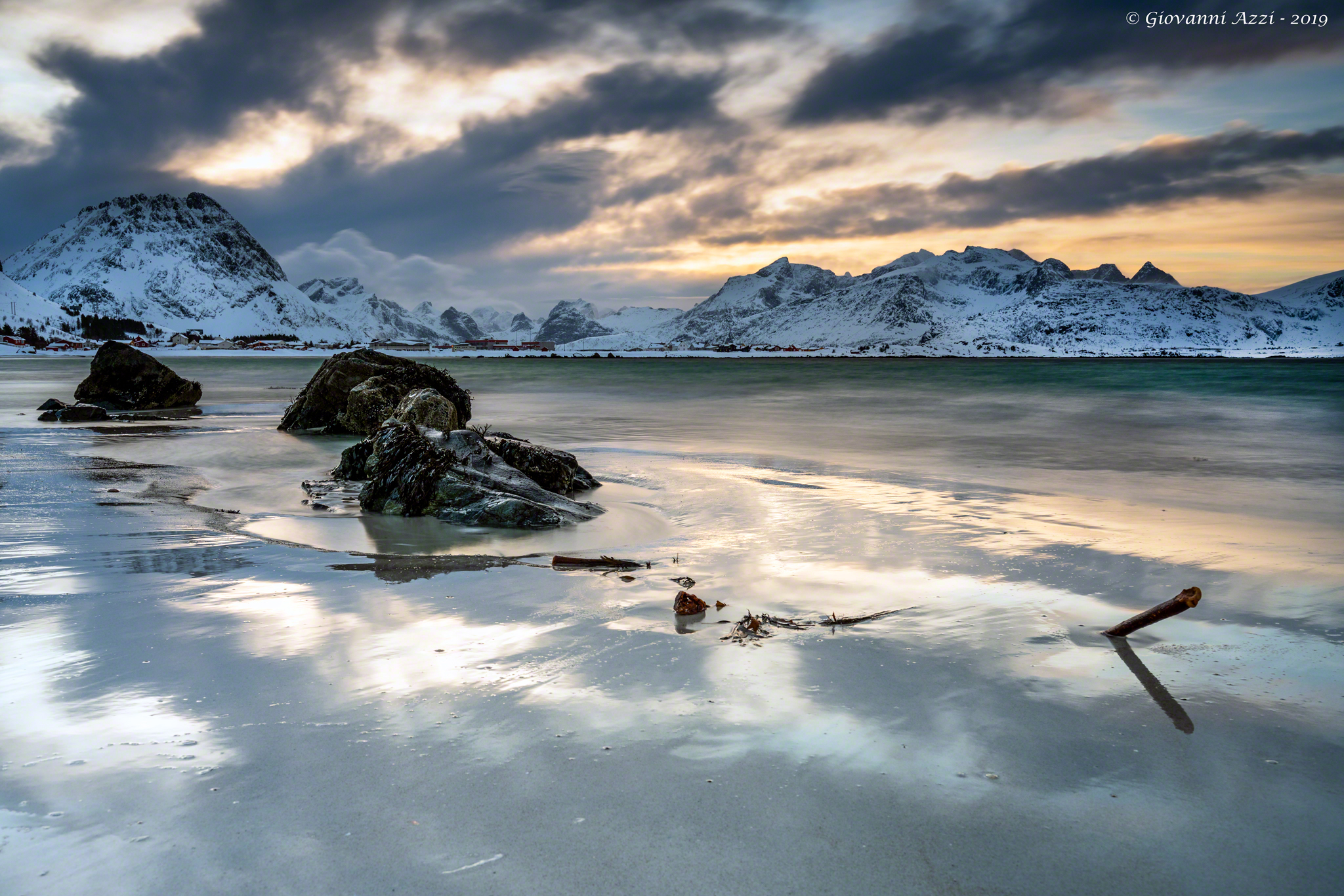 Riflessi in spiaggia