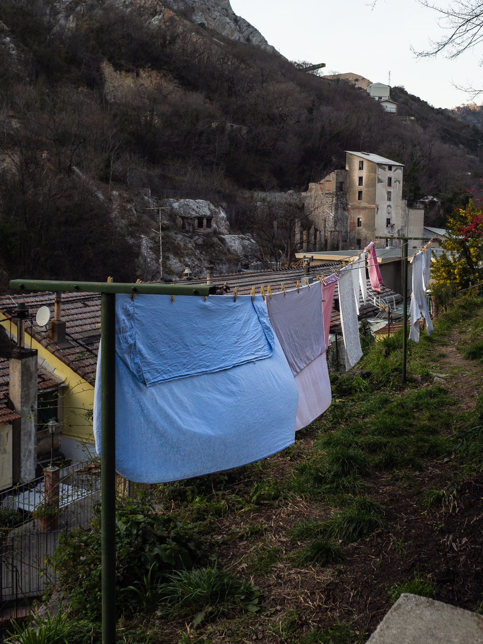 Panni stesi - Alture di Sestri ponente - Genova