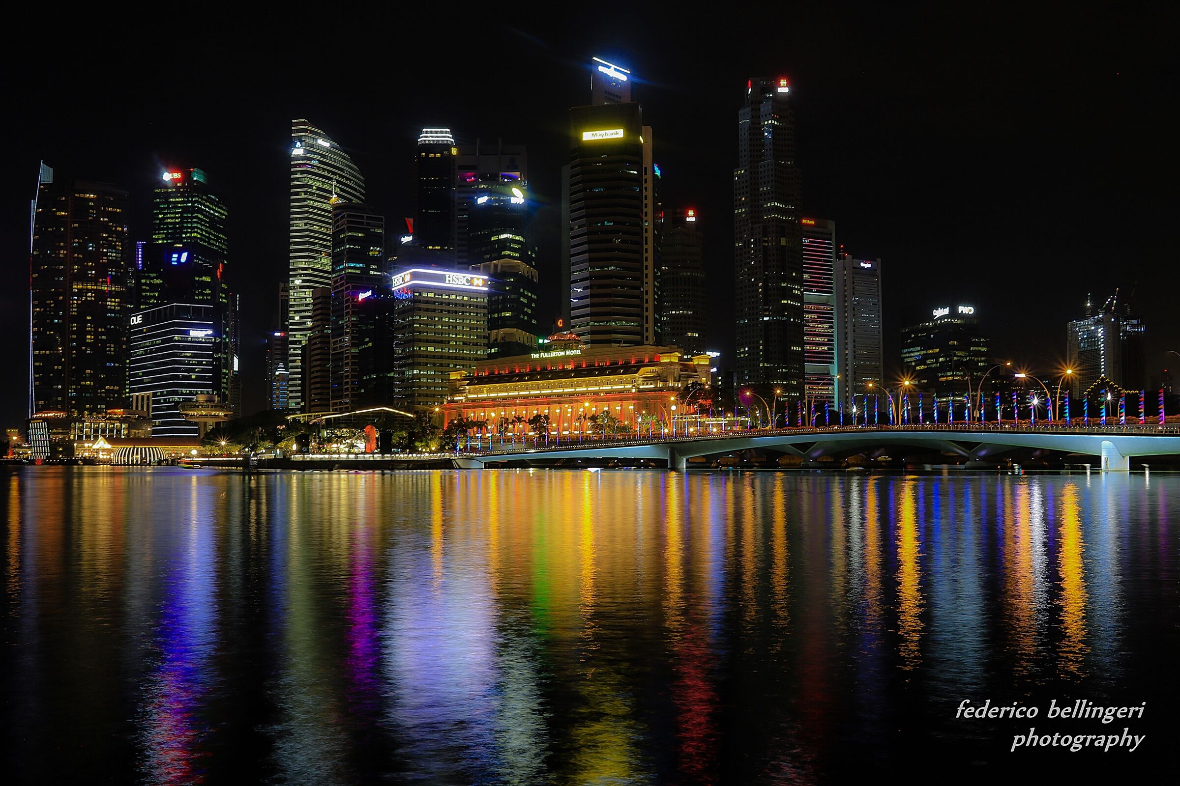 skyline notturno