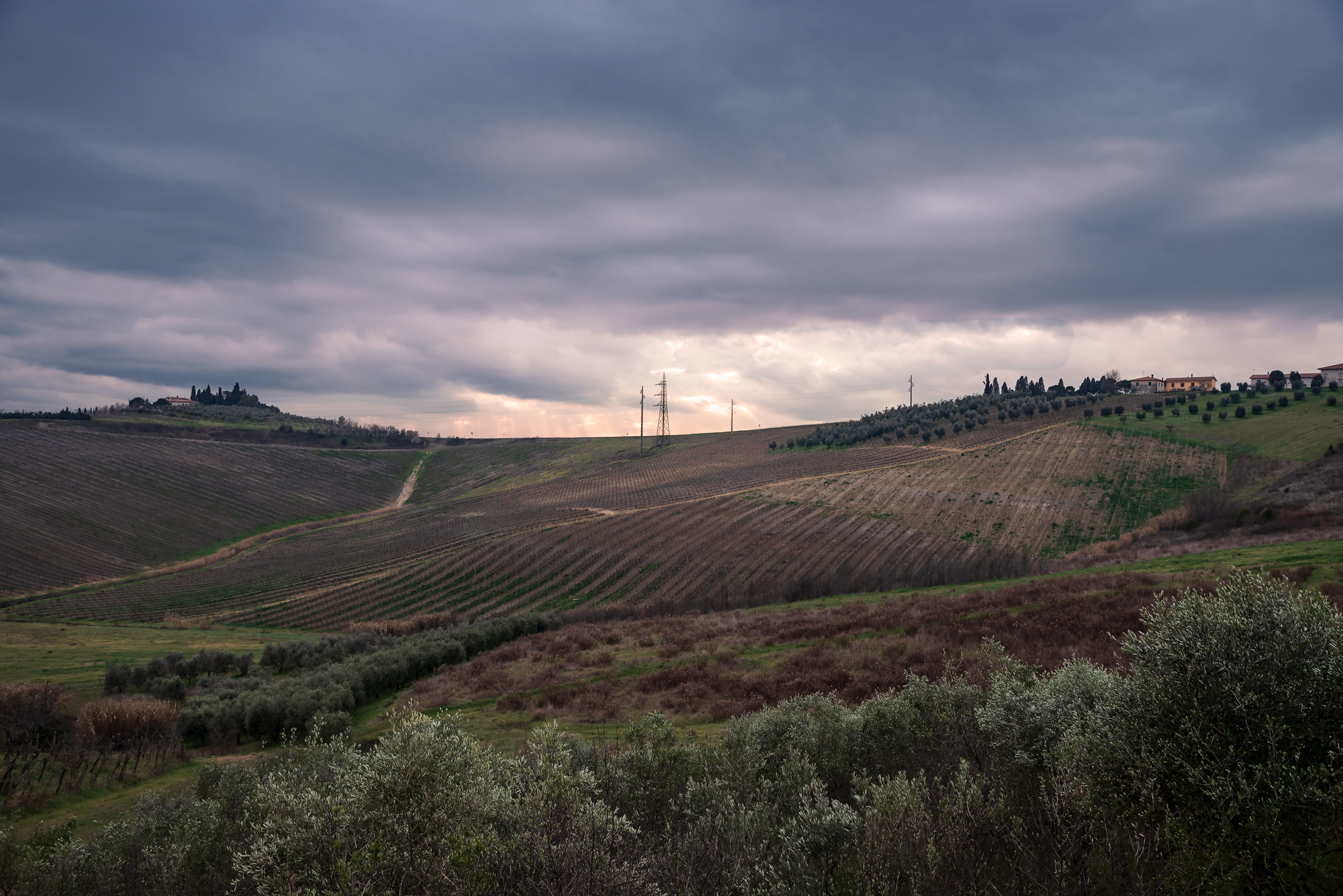 Un tramonto elettrico!