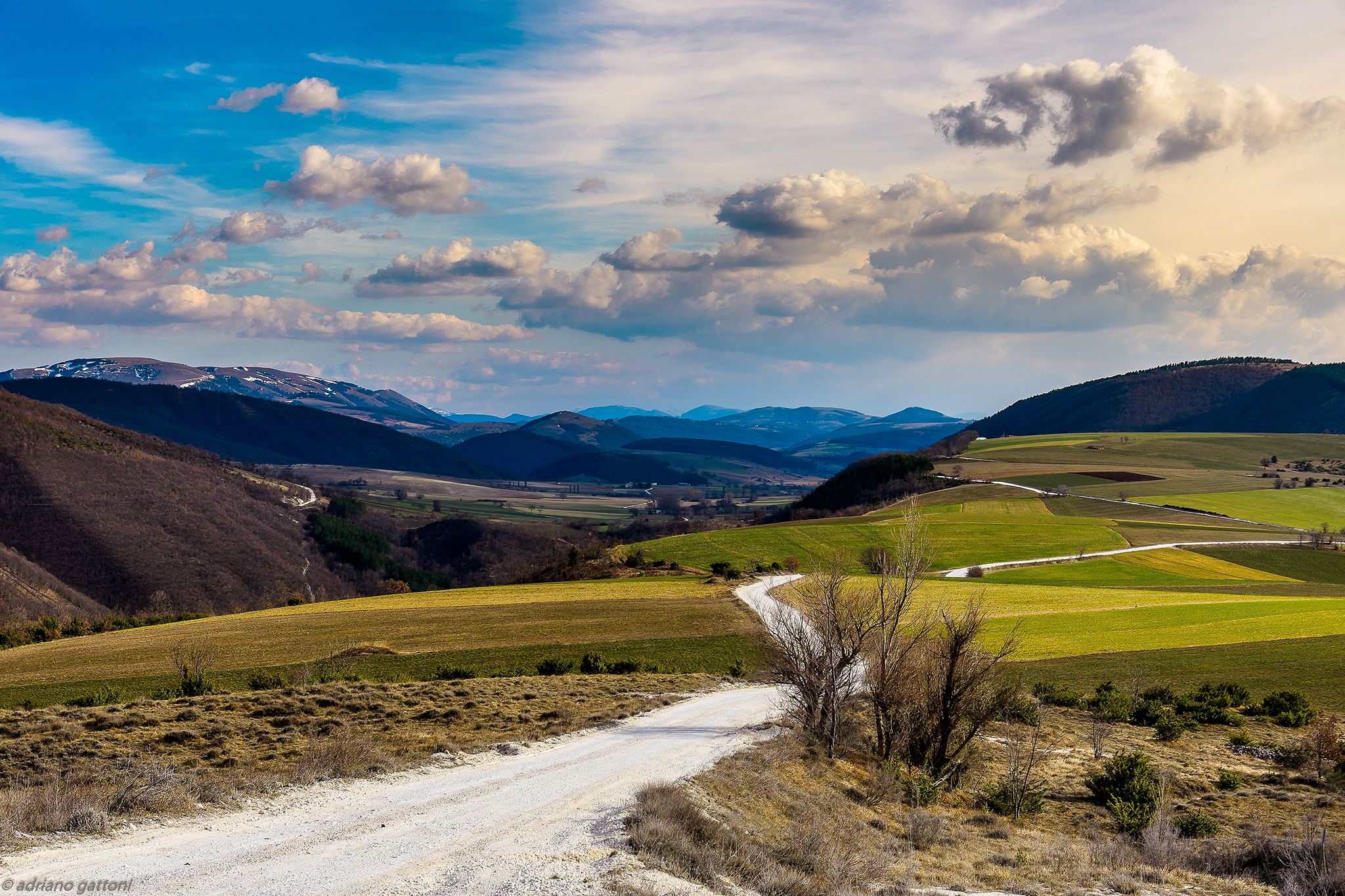 La strada verso i Sibillini