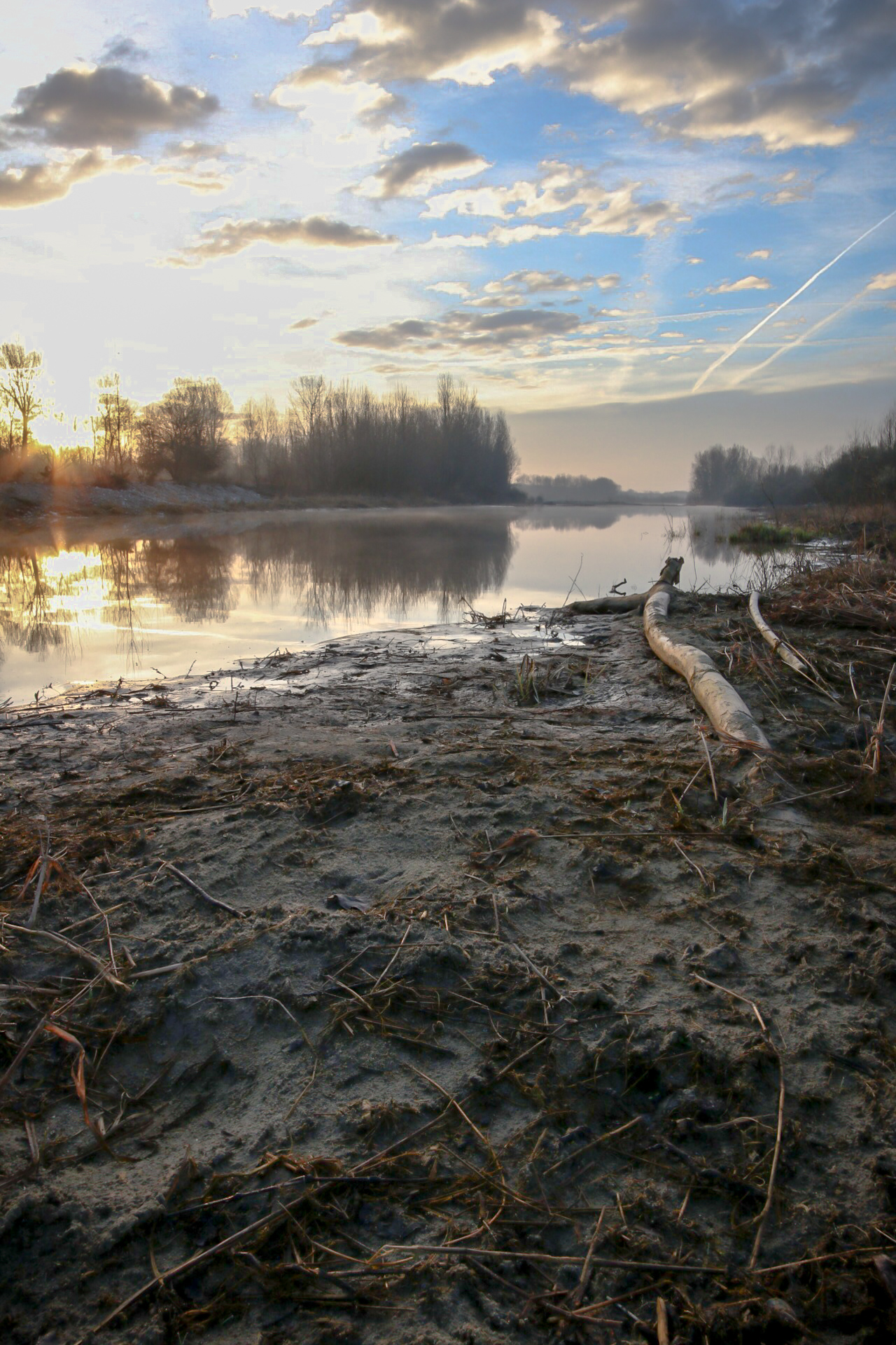 Sunrise on the River Ticino