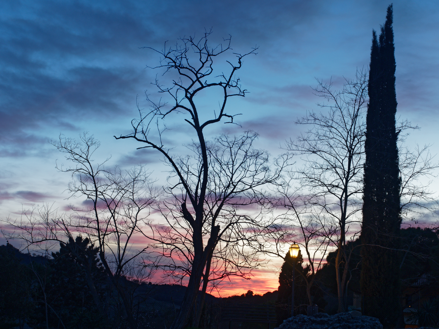 Tramonto a Bagno Vignoni