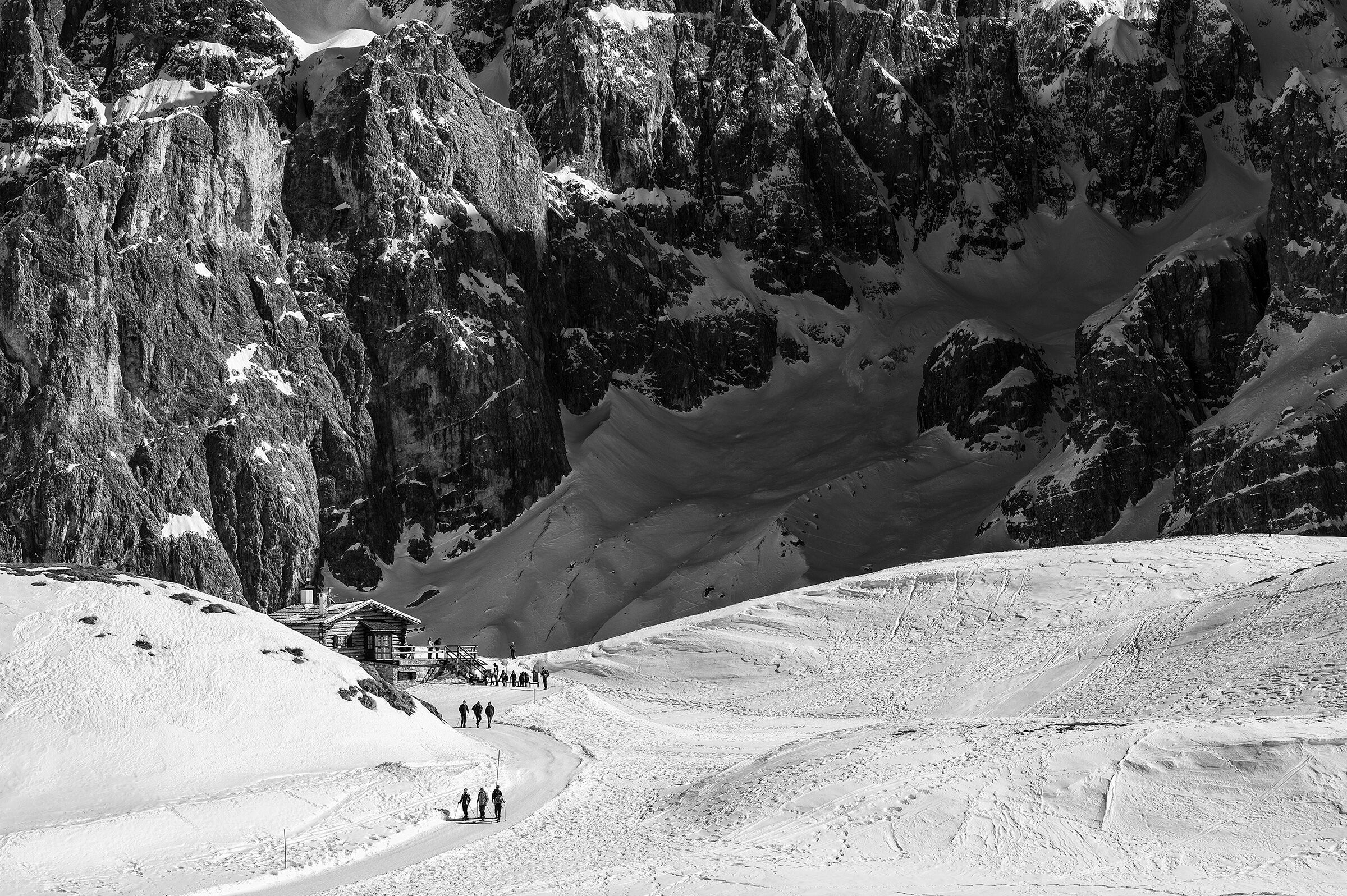 Purtroppo si deve scendere