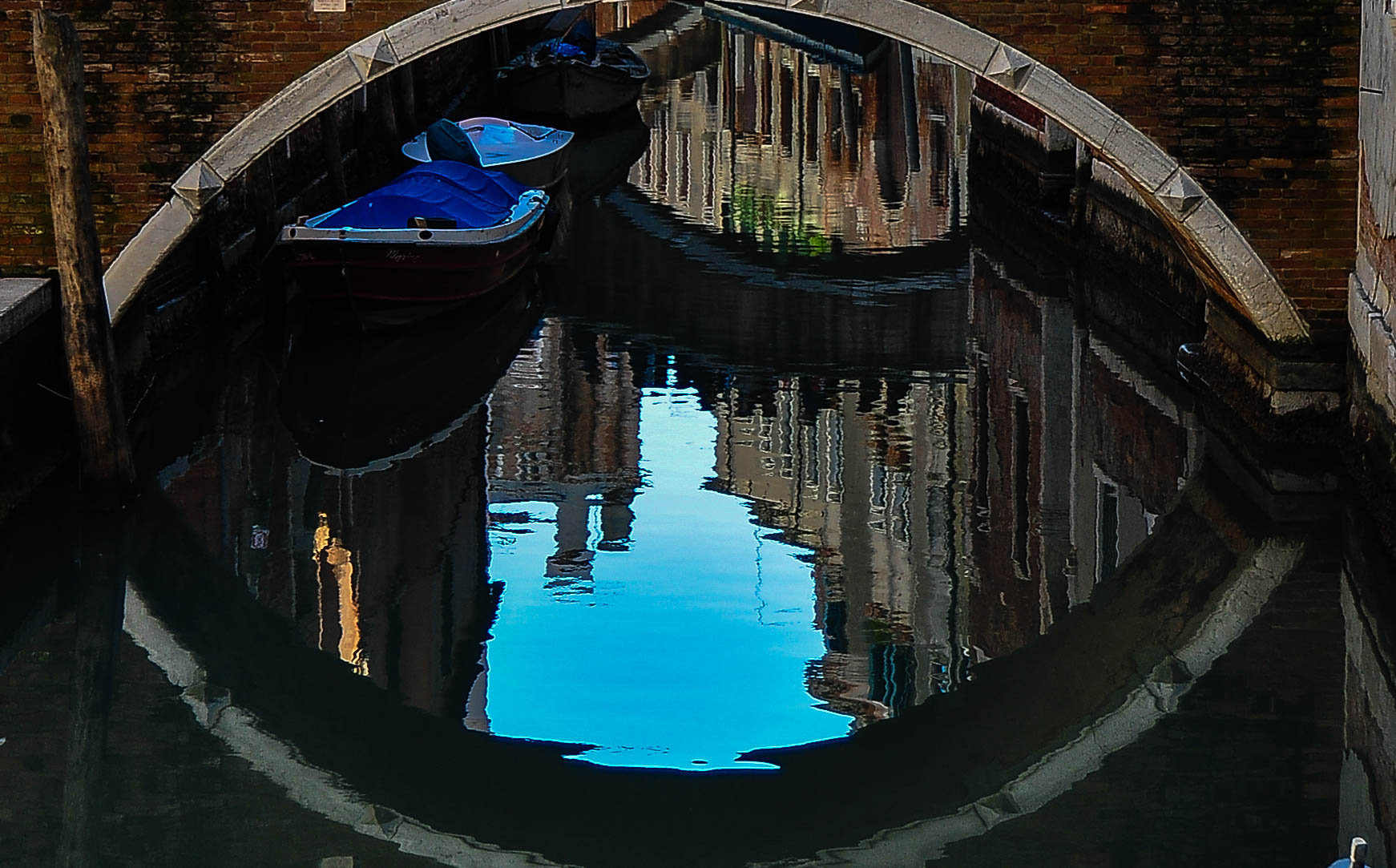 Reflecting in the canals of Venice...