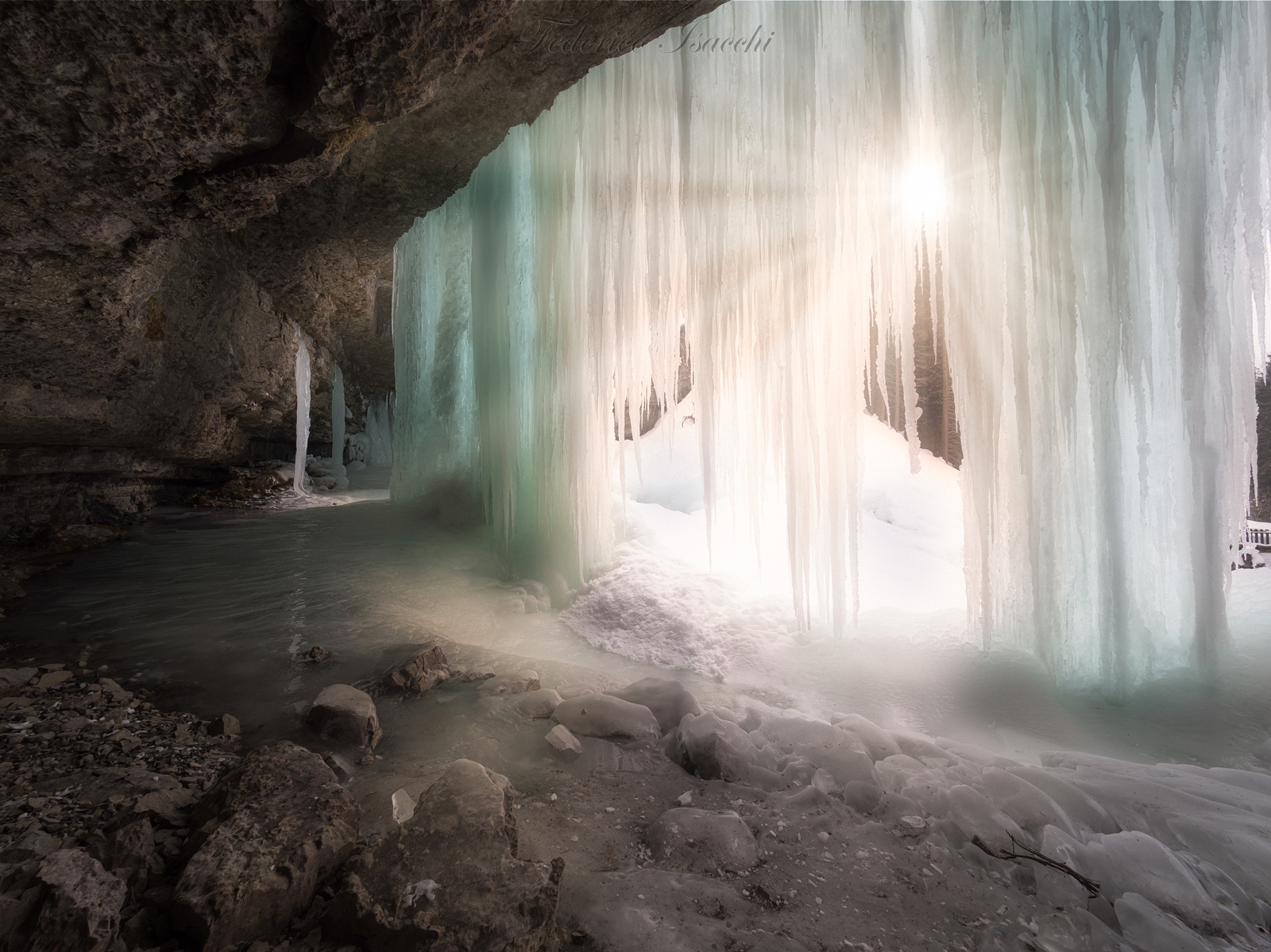 Between the ice and the light