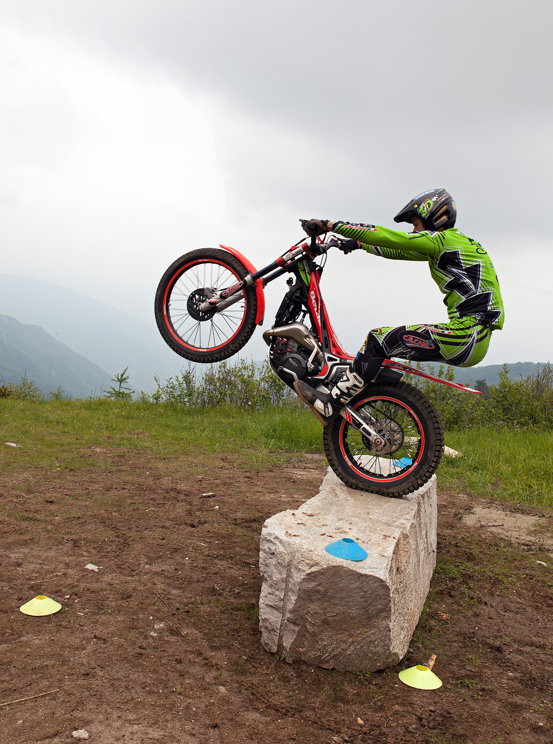 Fabio Lenzi in training to Montoso