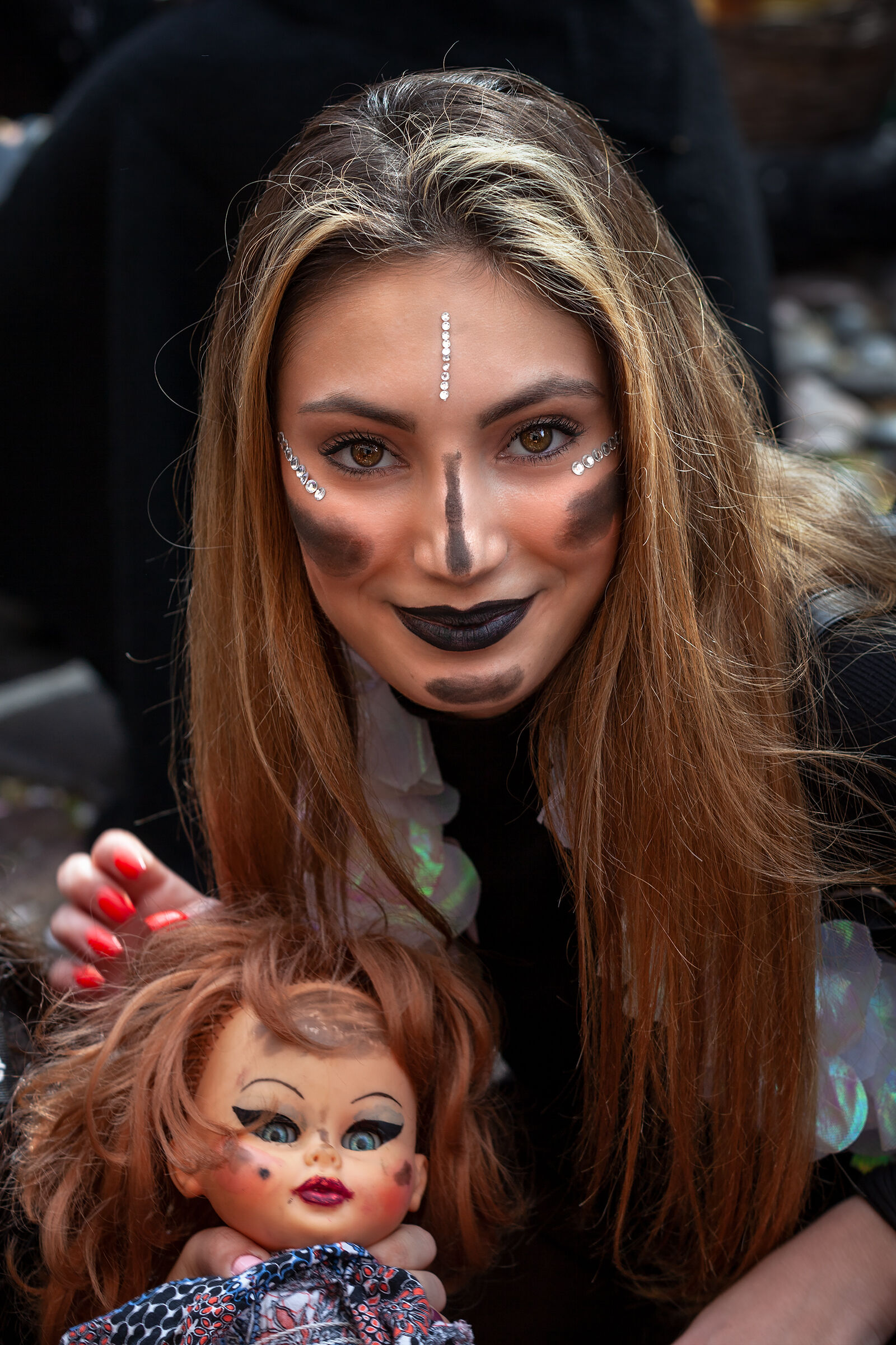 Le regine del carnevale di Bosa - Occhi di gatto