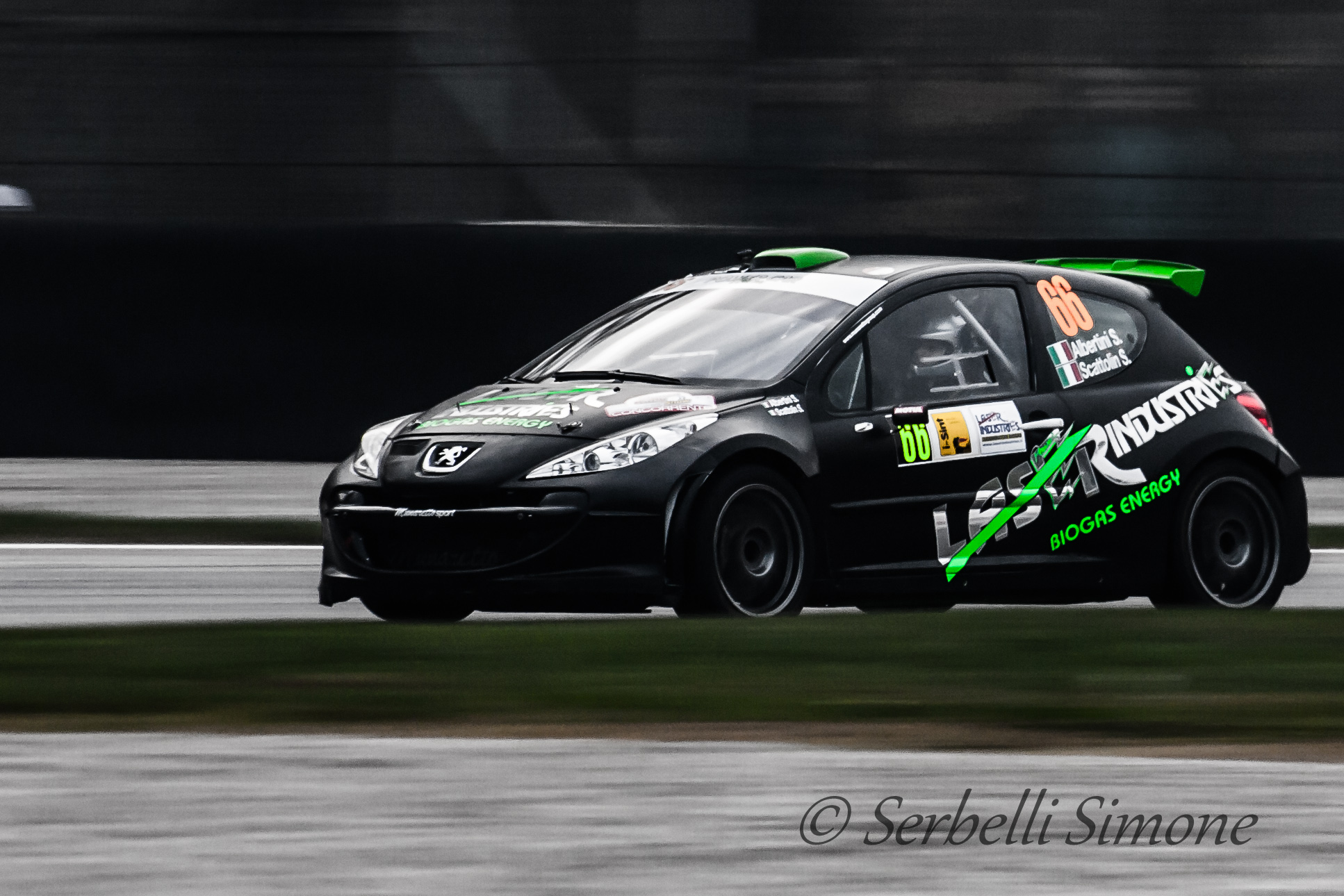 macchina da rally..panning